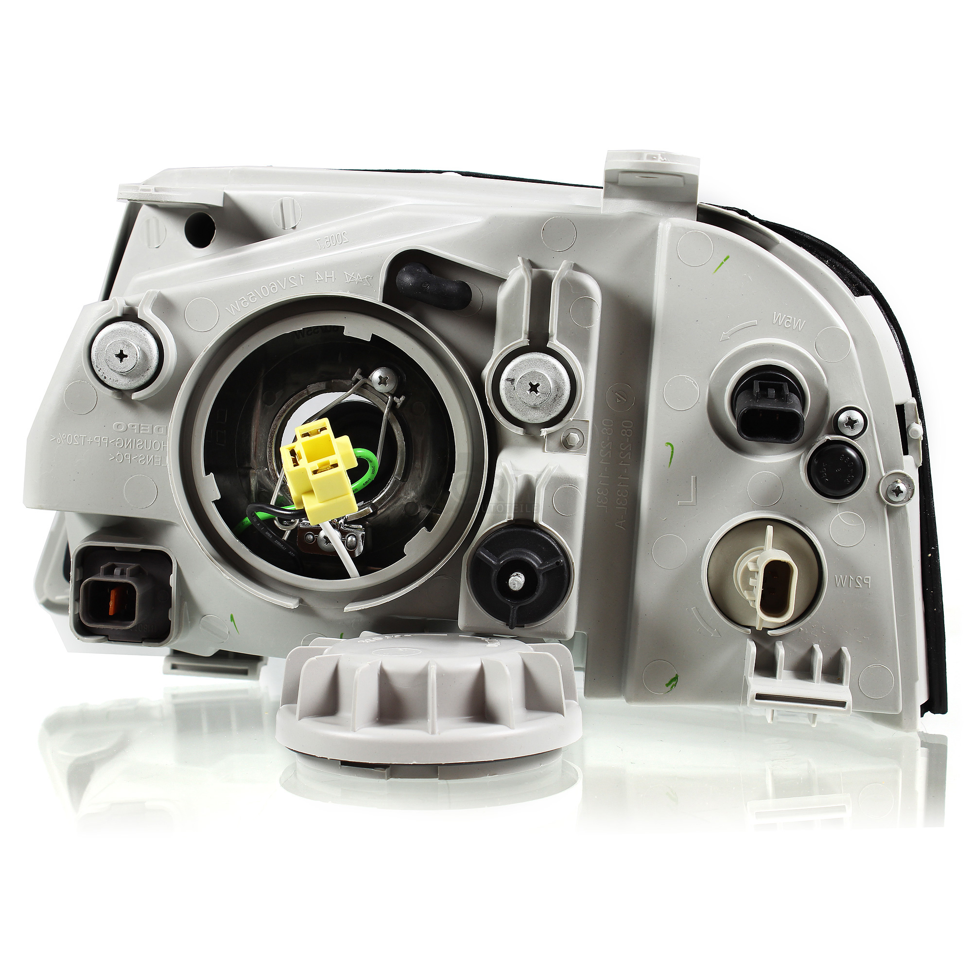 Halogen Scheinwerfer rechts für Hyundai ATOS (MX) Bj. 06/03- H4 mit Blinker