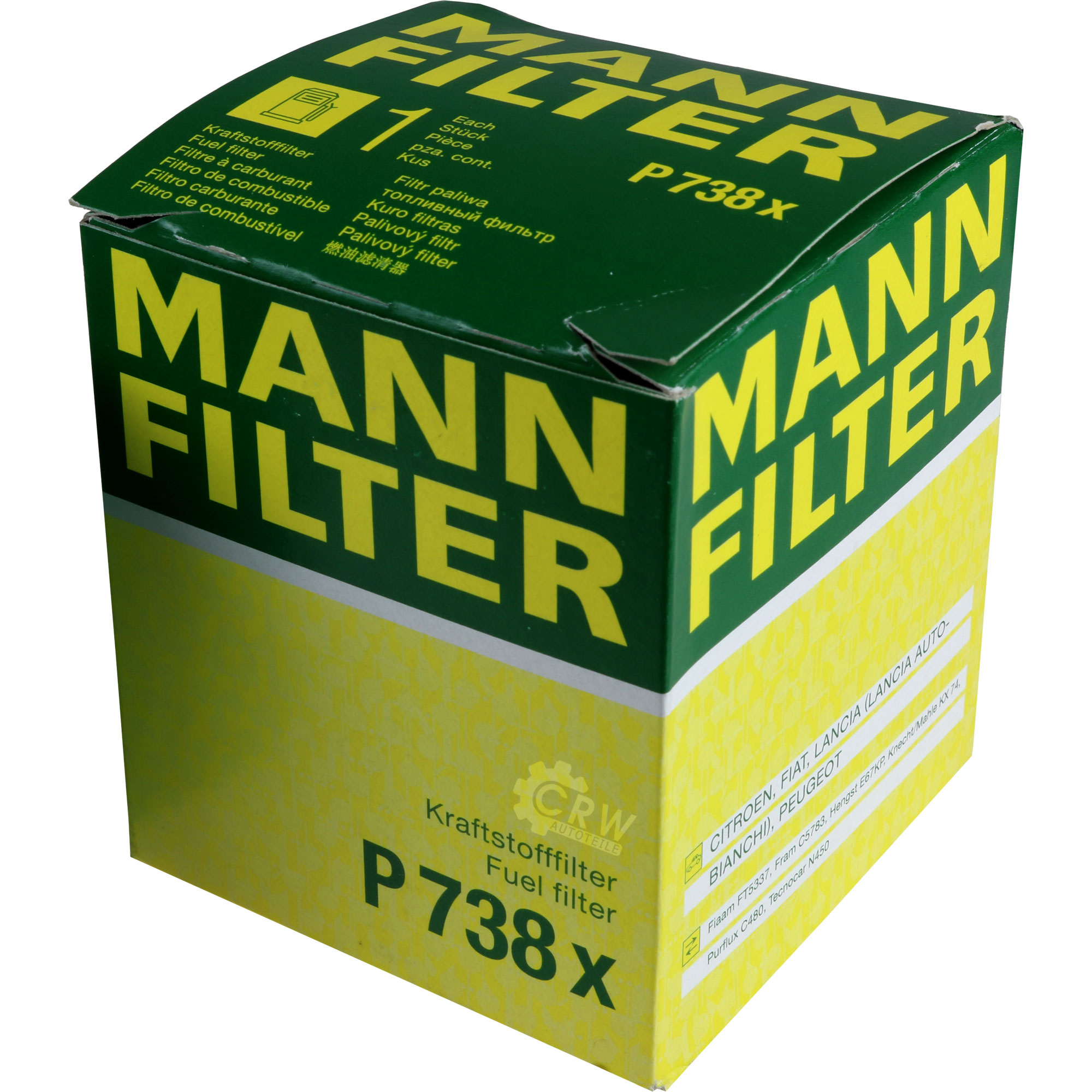MANN-FILTER Kraftstofffilter P 738 x Fuel Filter