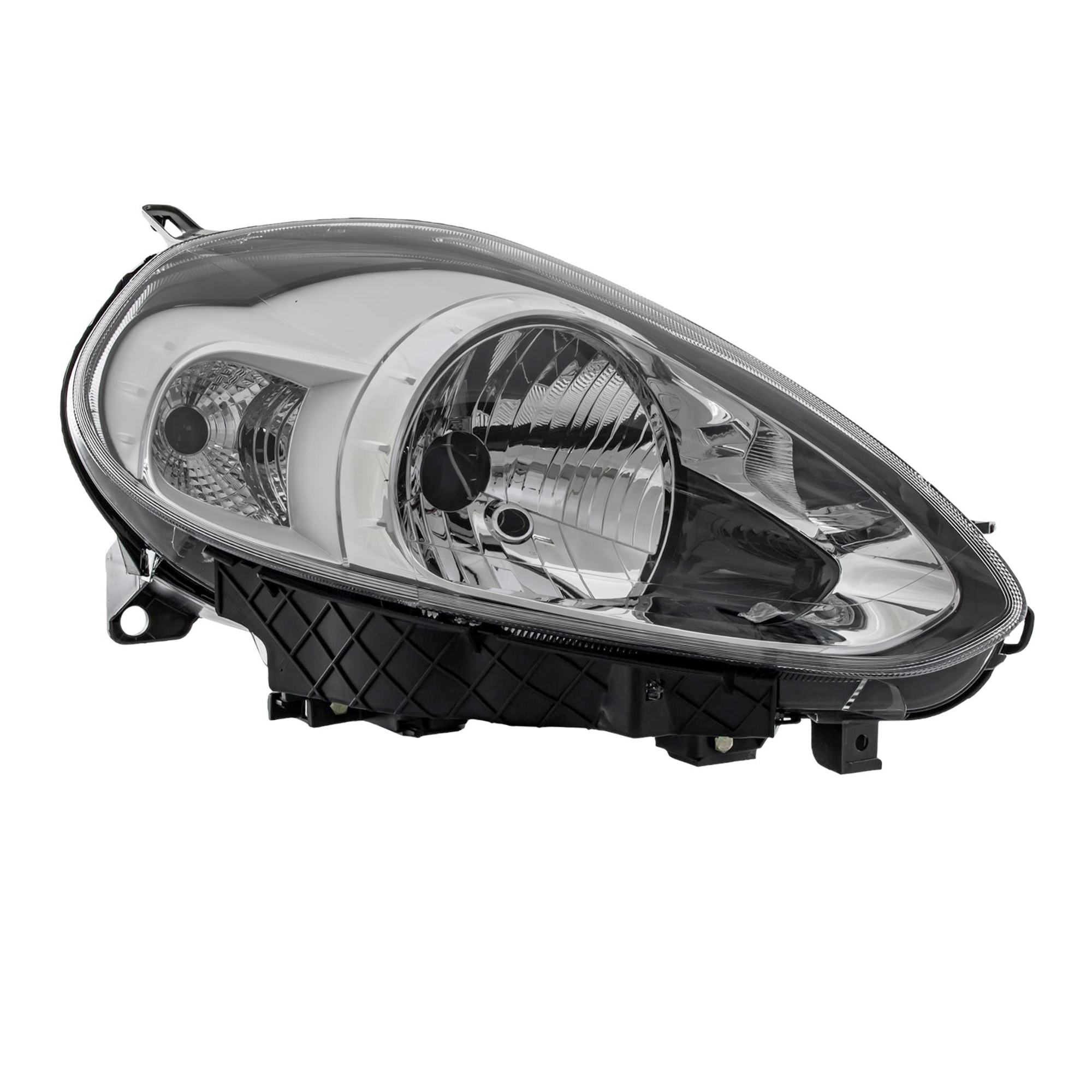 Hauptscheinwerfer rechts H4 chrom für Fiat Punto Evo 199_ 1.2 1.4 16V