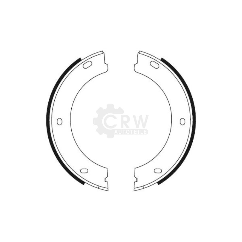 Bremsbackensatz Feststellbremse 2737522 für Peugeot 605 6B