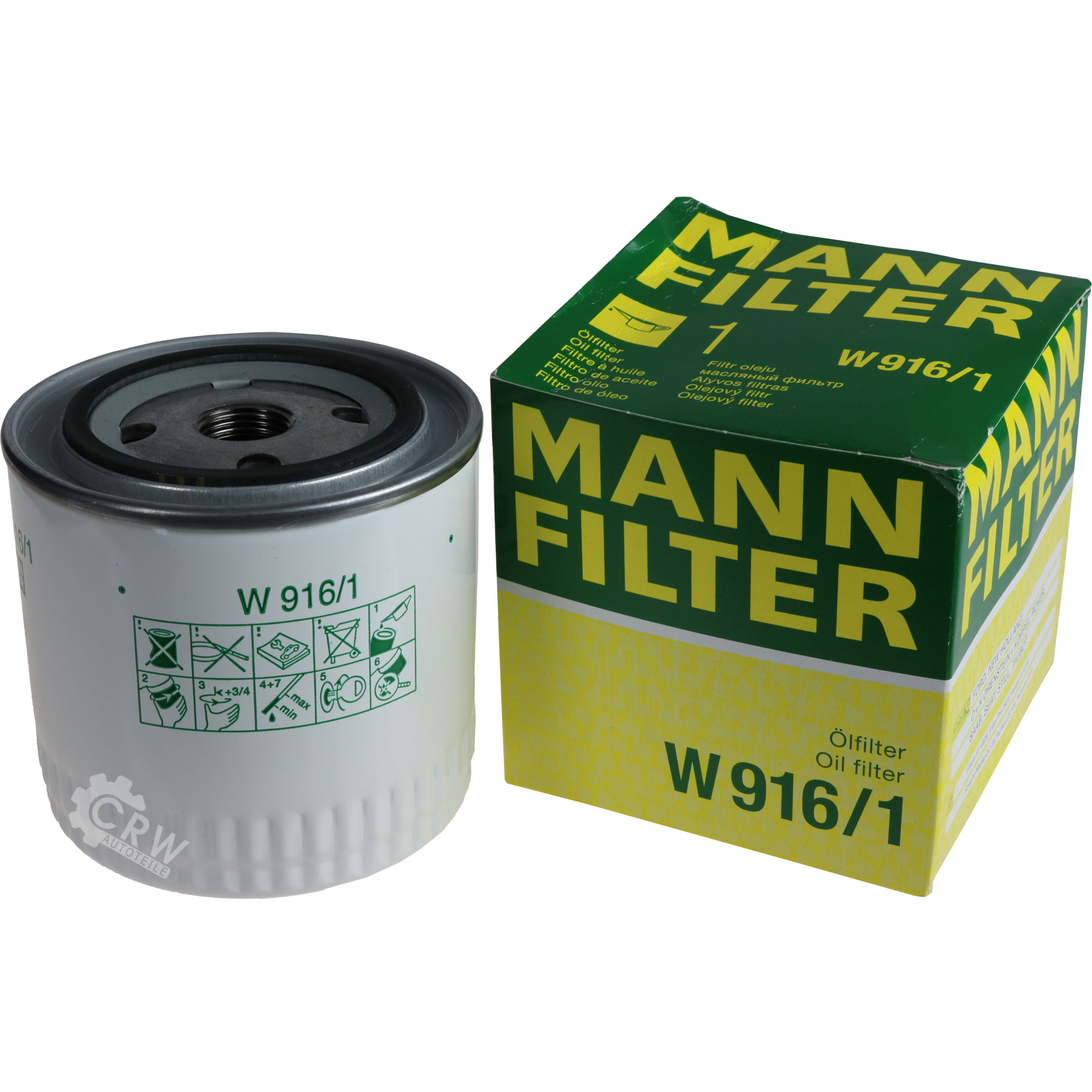 MANN-FILTER Ölfilter W 916/1 (10) Oil Filter