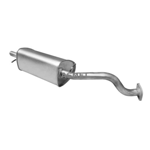 ASMET Endschalldämpfer Schalldämpfer für Daewoo Lanos 1.3 1.5 1.6 16V