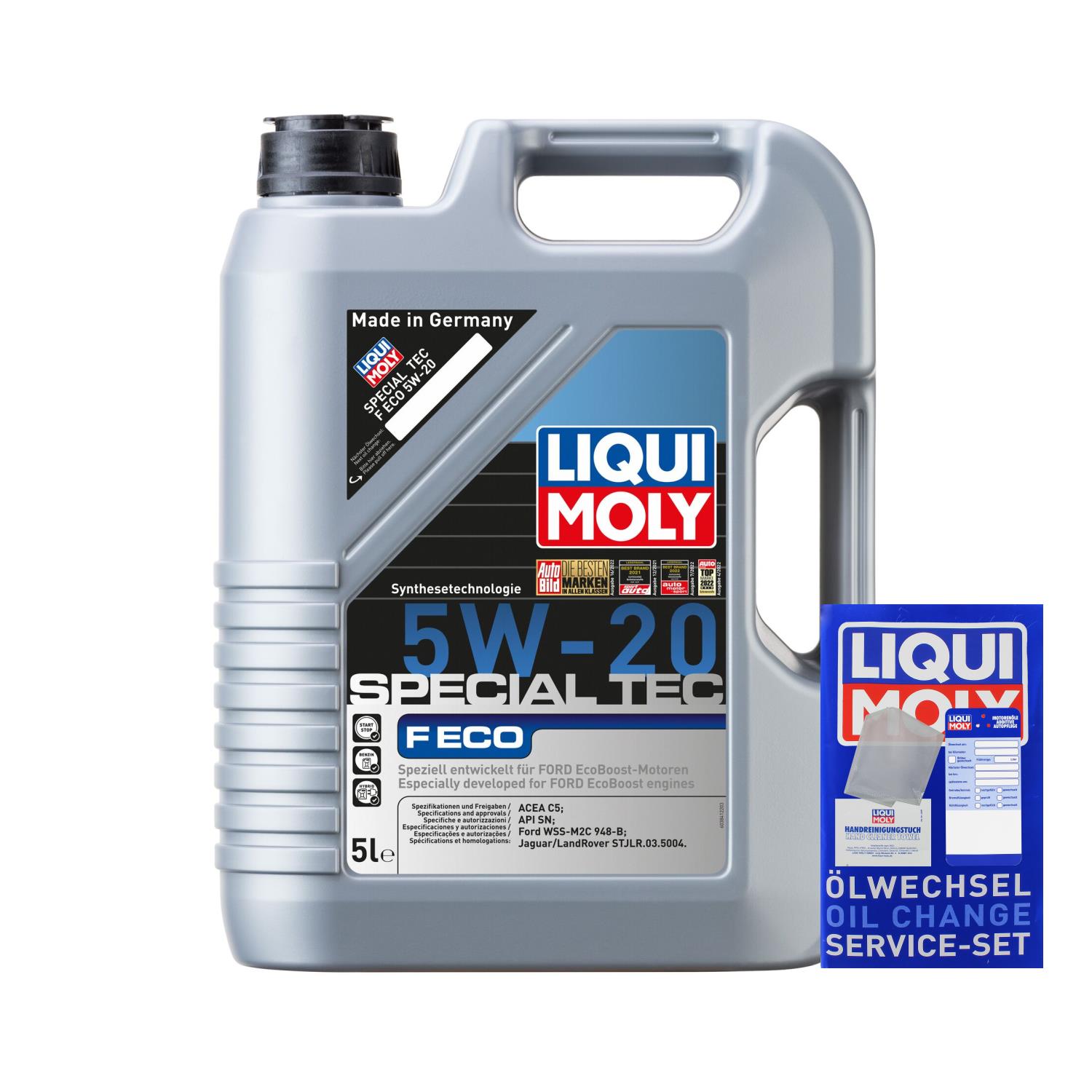 Liqui Moly Motoröl Special Tec F ECO 5W-20 für Ford Eco Boost-Motoren 5L