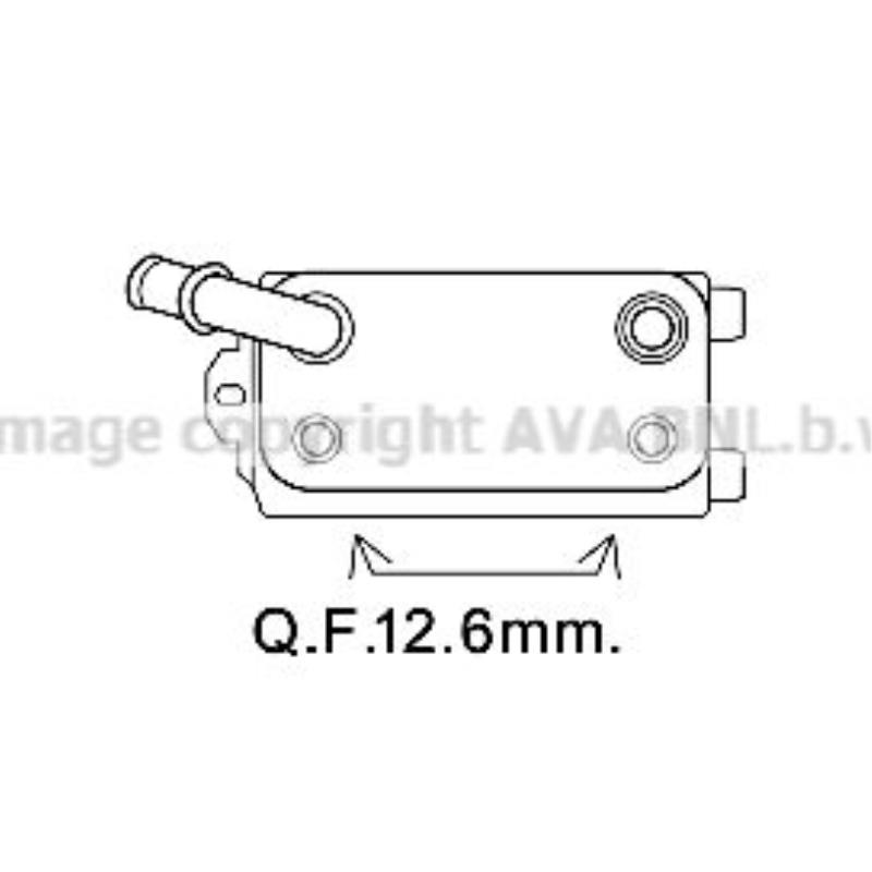 Ölkühler Automatikgetriebe für Volvo XC60 V60 XC70 II BW P80_ AS