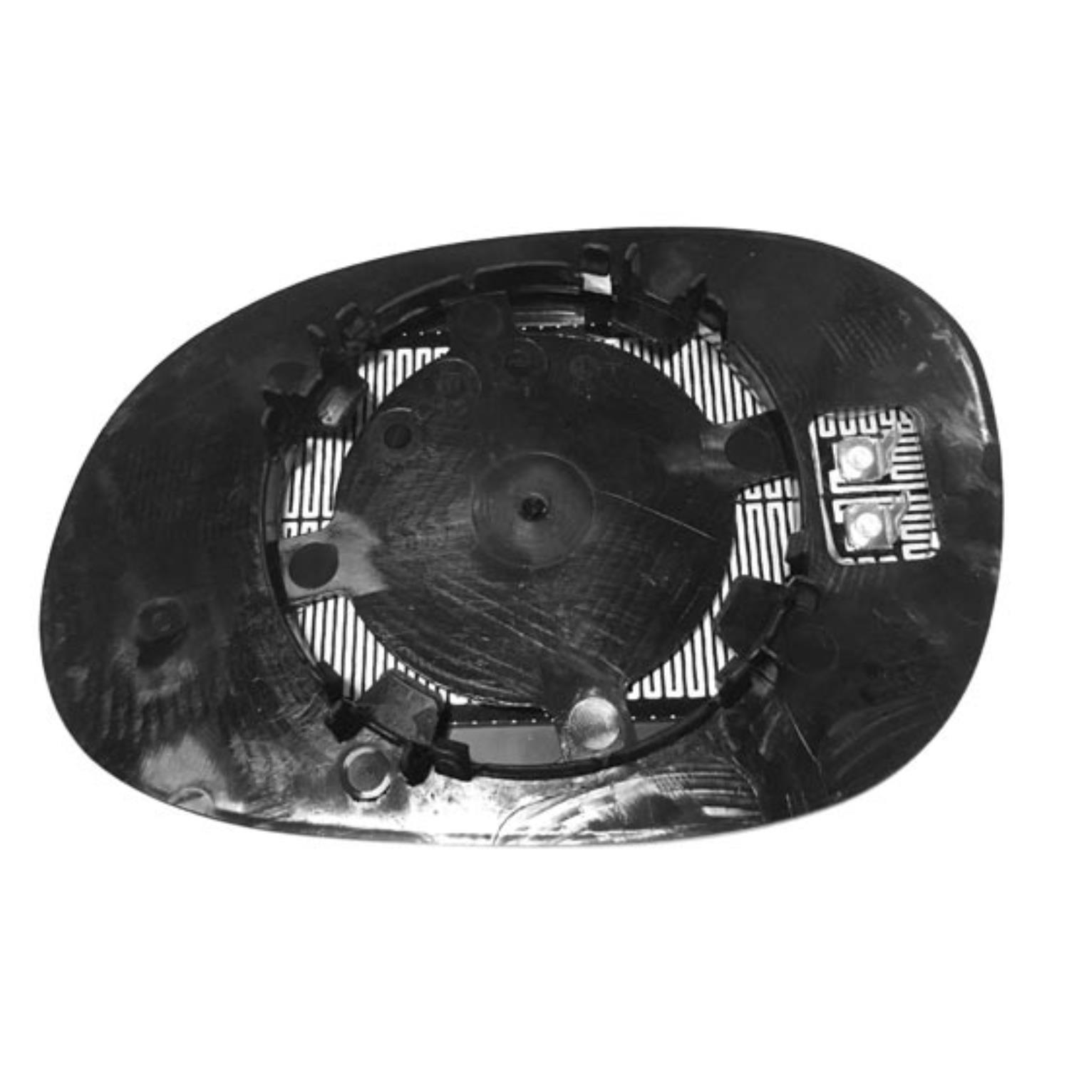 Spiegelglas Außenspiegel konvex rechts ABAKUS für Peugeot 206 CC 2D 2A/C 2E/K