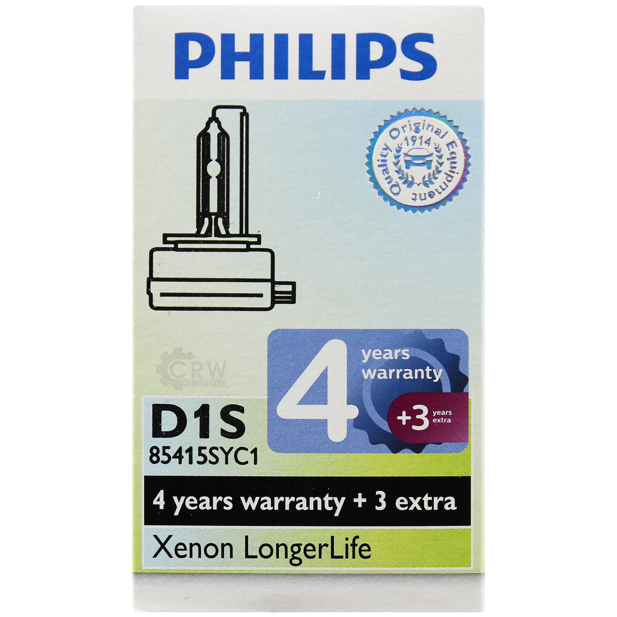 Philips D1S 35W LongerLife 4300K Xenon 1 Stück Brenner Xenonlampe Scheinwerfer