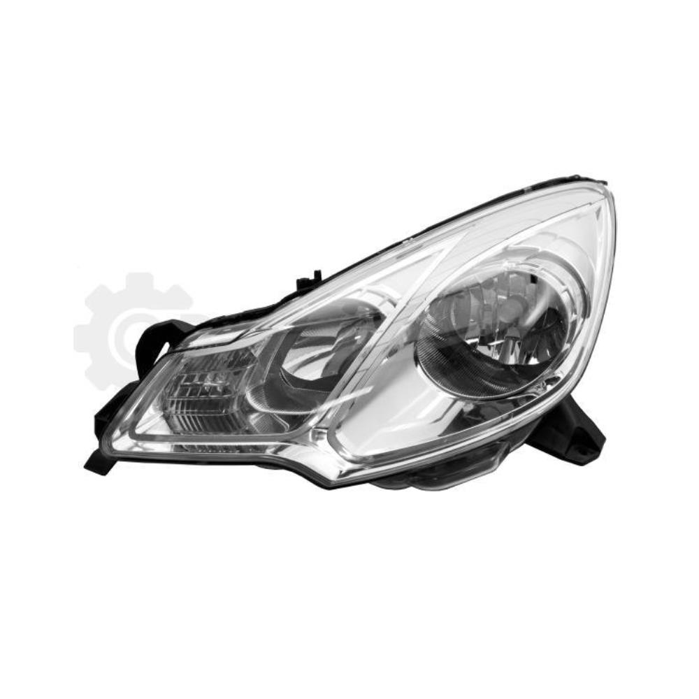 Halogen Scheinwerfer links für Citroen C3 09.09-> H1/H7 mit Motor