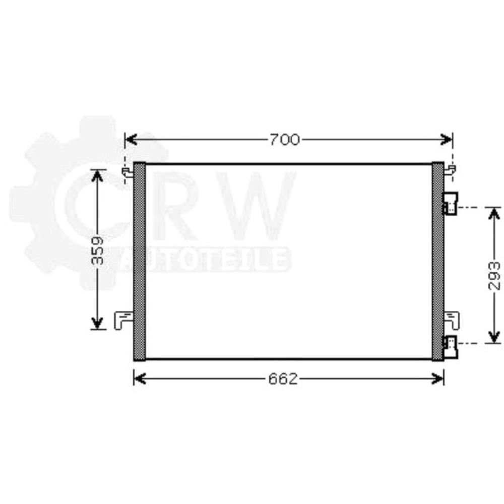 Kondensator Klimaanlage passend für Opel Signum Vectra C Caravan