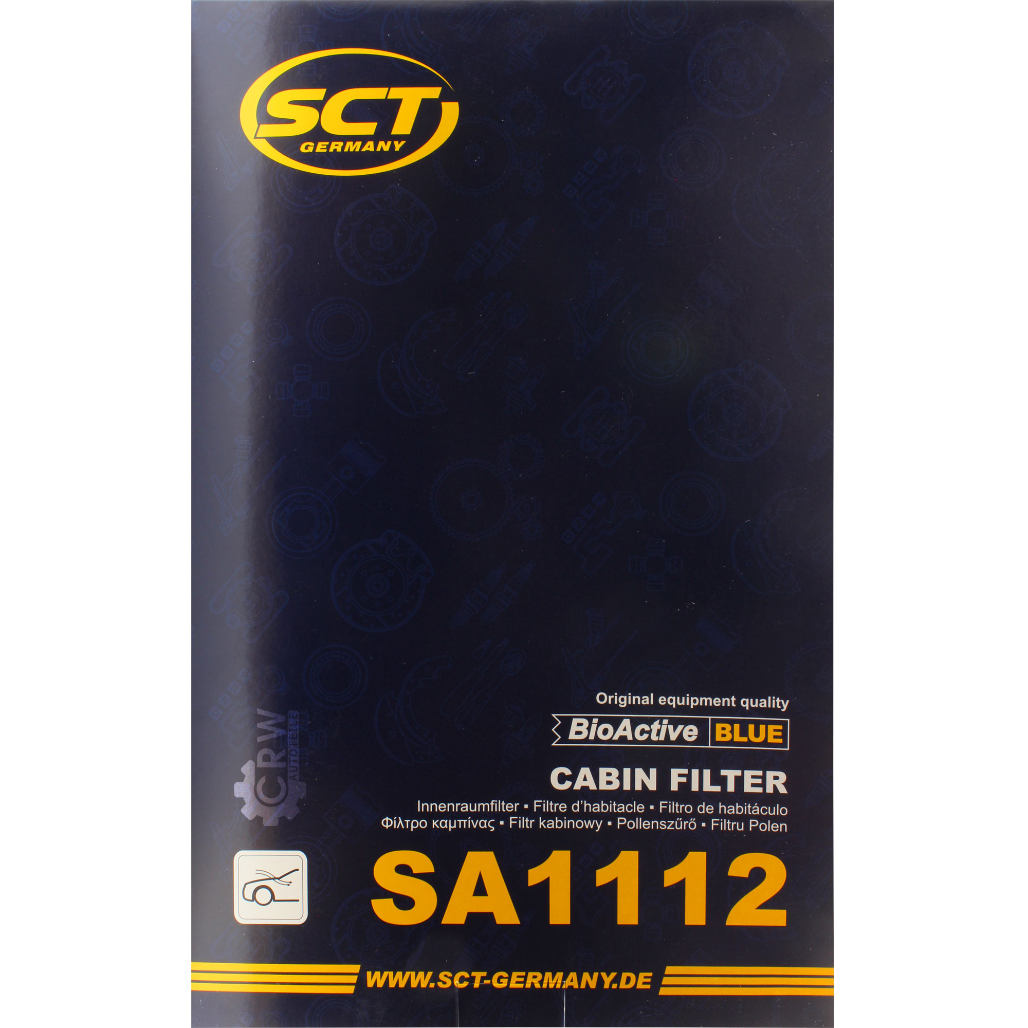 SCT Innenraumfilter Pollenfilter Innenraumluft Filter SA 1112