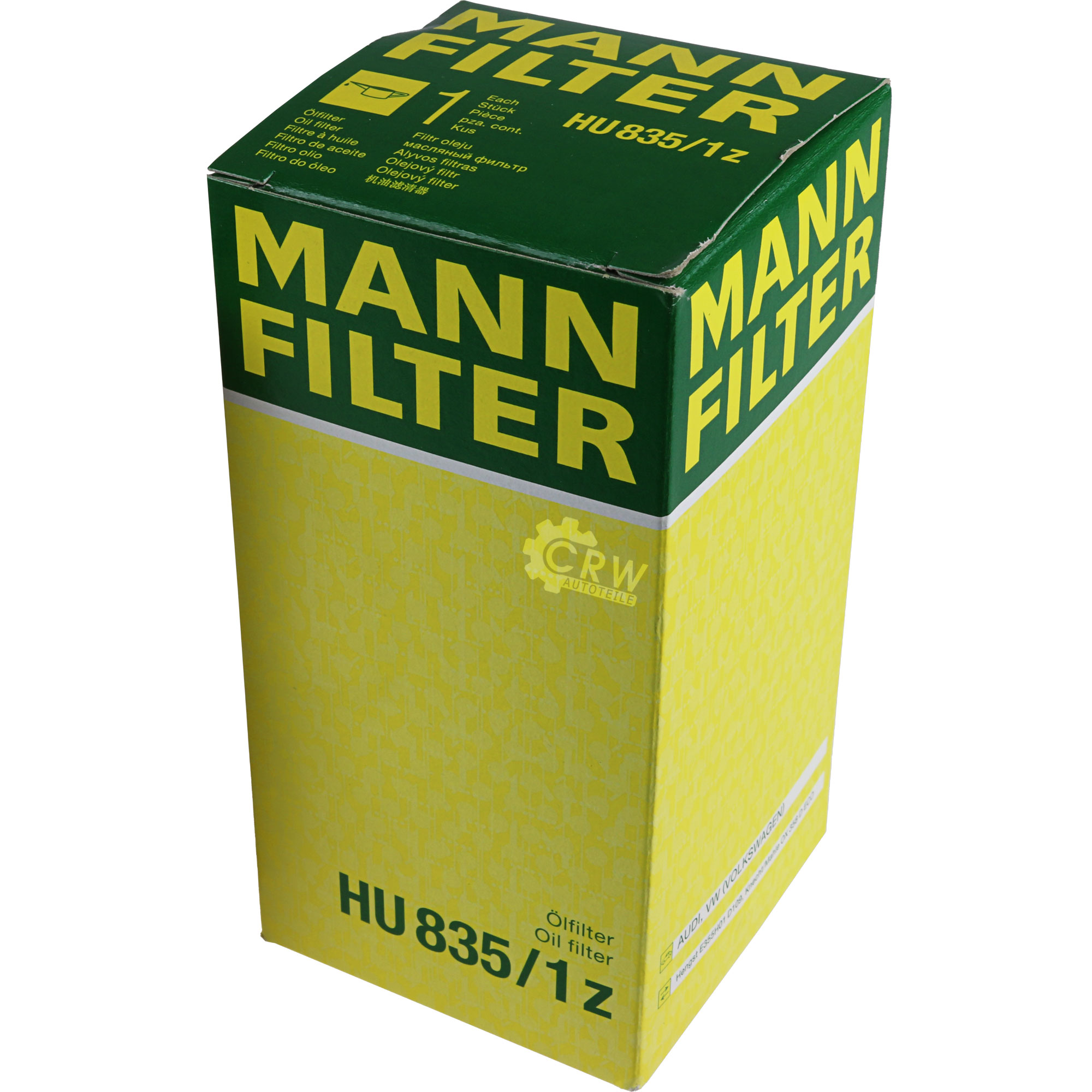 MANN-FILTER Ölfilter HU 835/1 z Oil Filter
