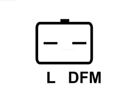 AS-PL Lichtmaschine Generator 90A 12V für Peugeot 206 CC 1.6 16V 1.1i 1.4i