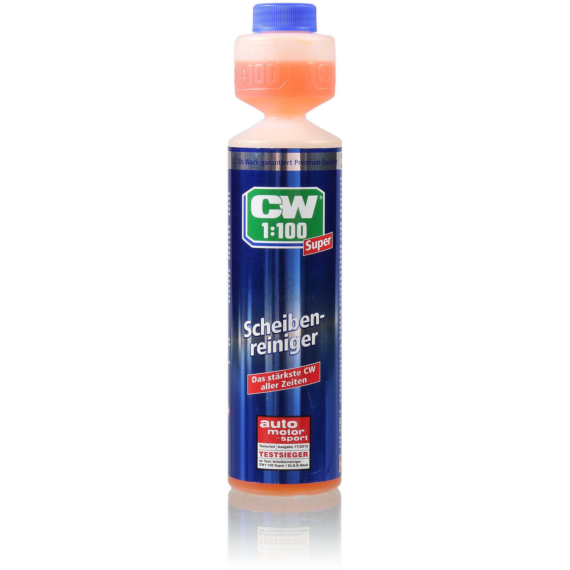 Dr.Wack CW1:100 Super Scheibenreiniger 250 ml Konzentrat Anti-Kalk-Formel