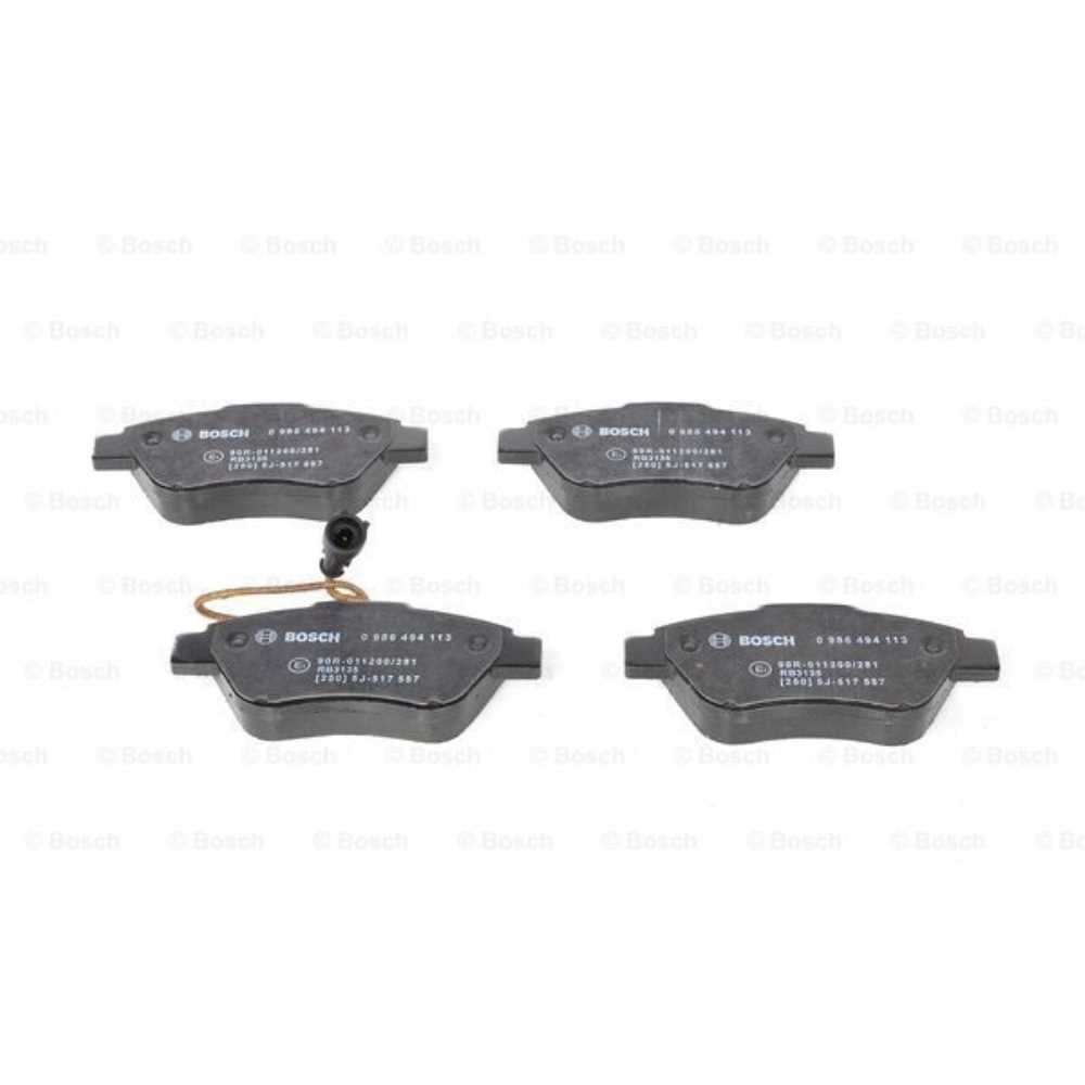 BOSCH Satz Bremsbeläge + Bremsscheiben belüftet vorne für Fiat 500 312 312