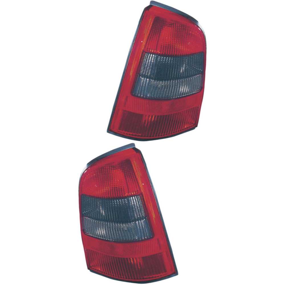 Rückleuchten Heckleuchten Set links & rechts rot für Opel Vectra B Caravan 31_