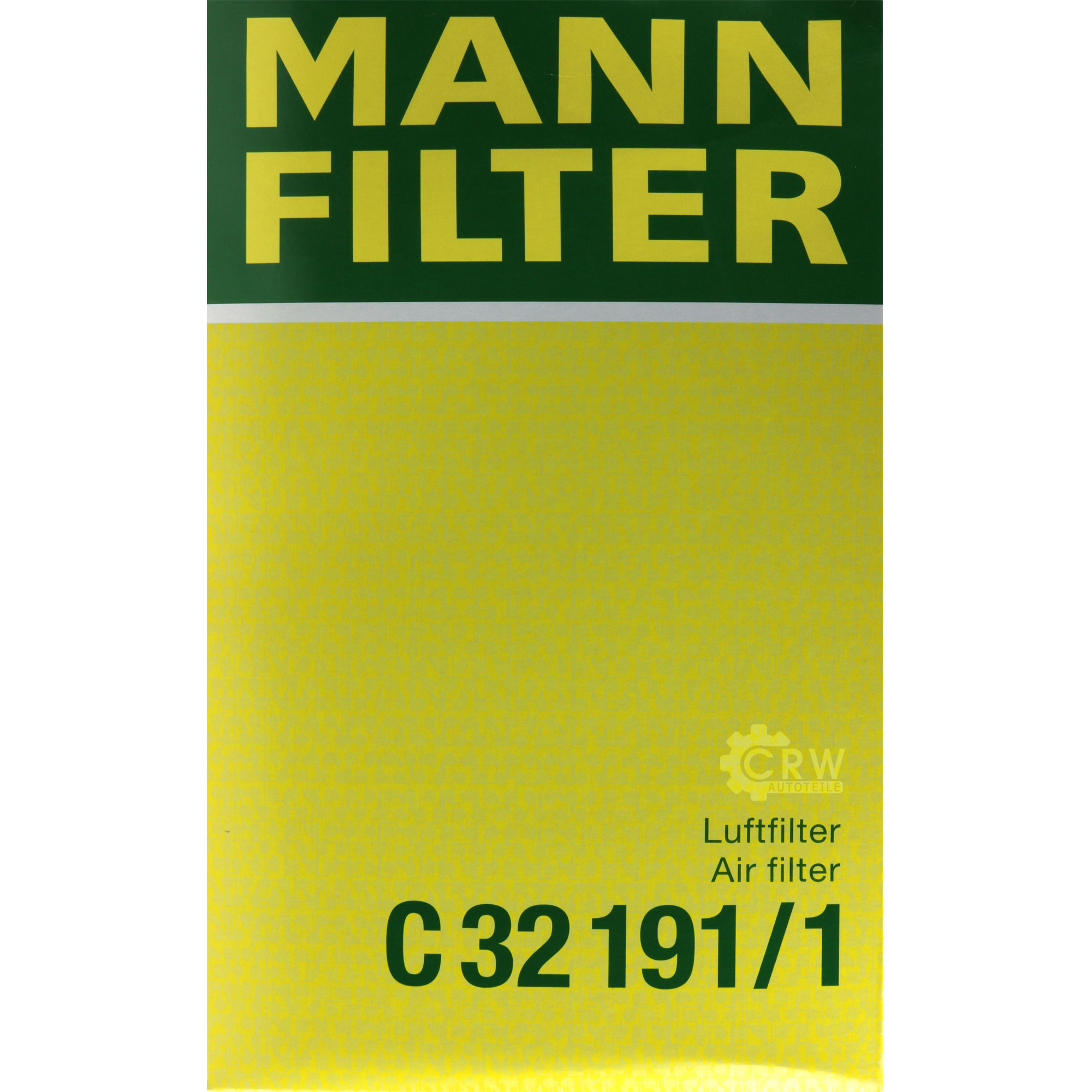 MANN-FILTER Luftfilter für VW Transporter VI Kasten SGA SGH 2.0 TDI