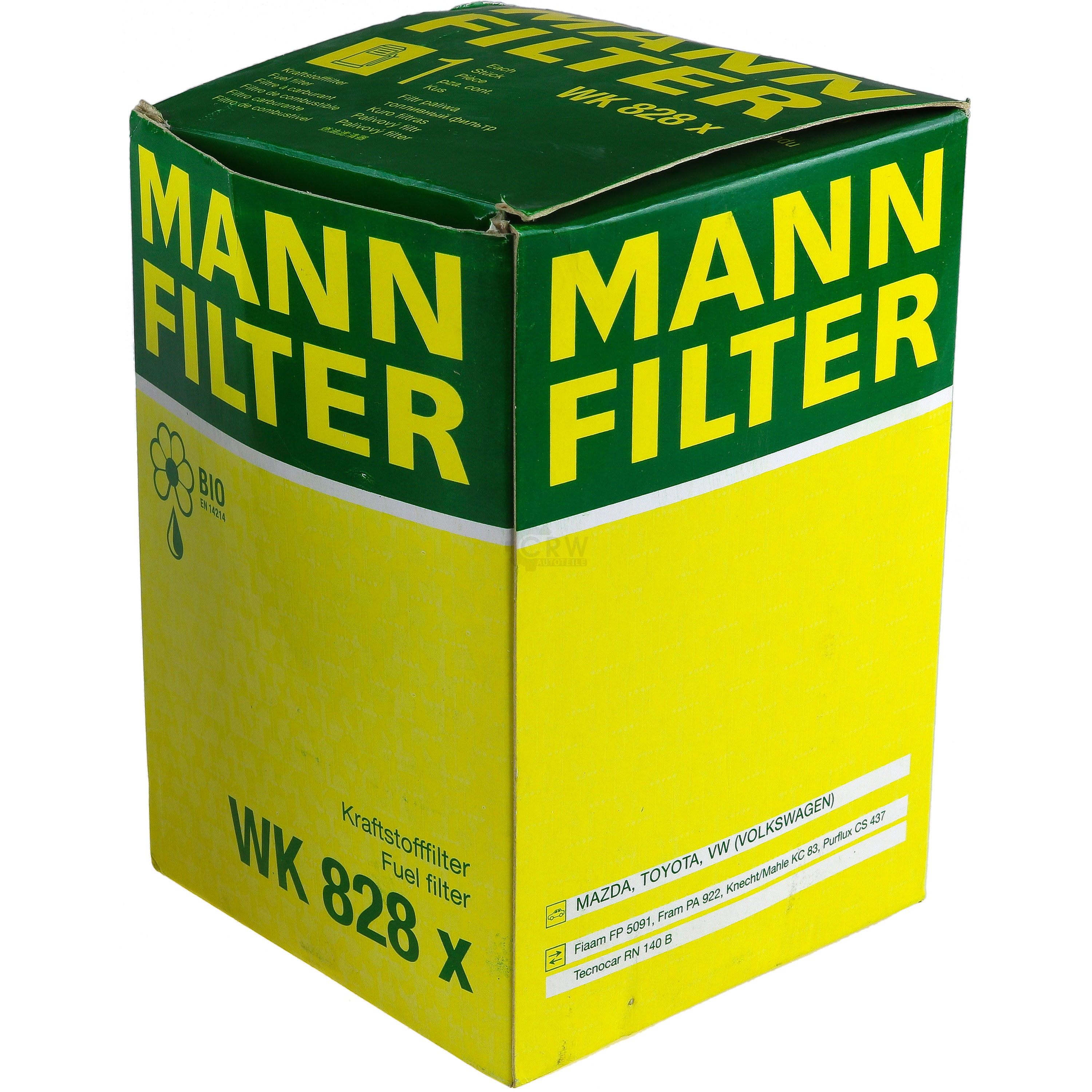 MANN-FILTER Kraftstofffilter WK 828 Fuel Filter