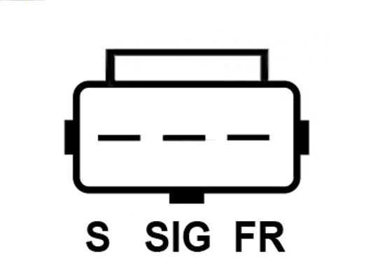 AS-PL Lichtmaschine Generator 225A 12V für Ford Mondeo V Turnier A3512(VALEO)