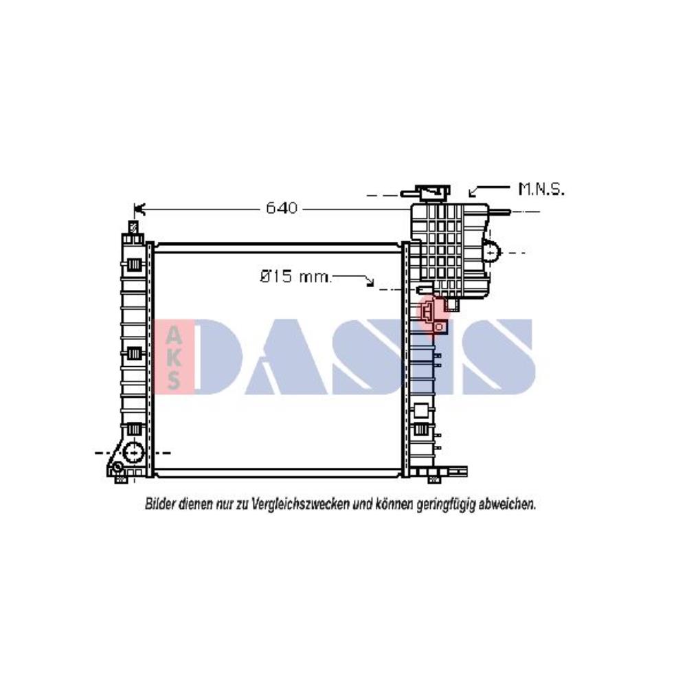 Wasserkühler Motorkühler für Mercedes-Benz V-Klasse 638/2