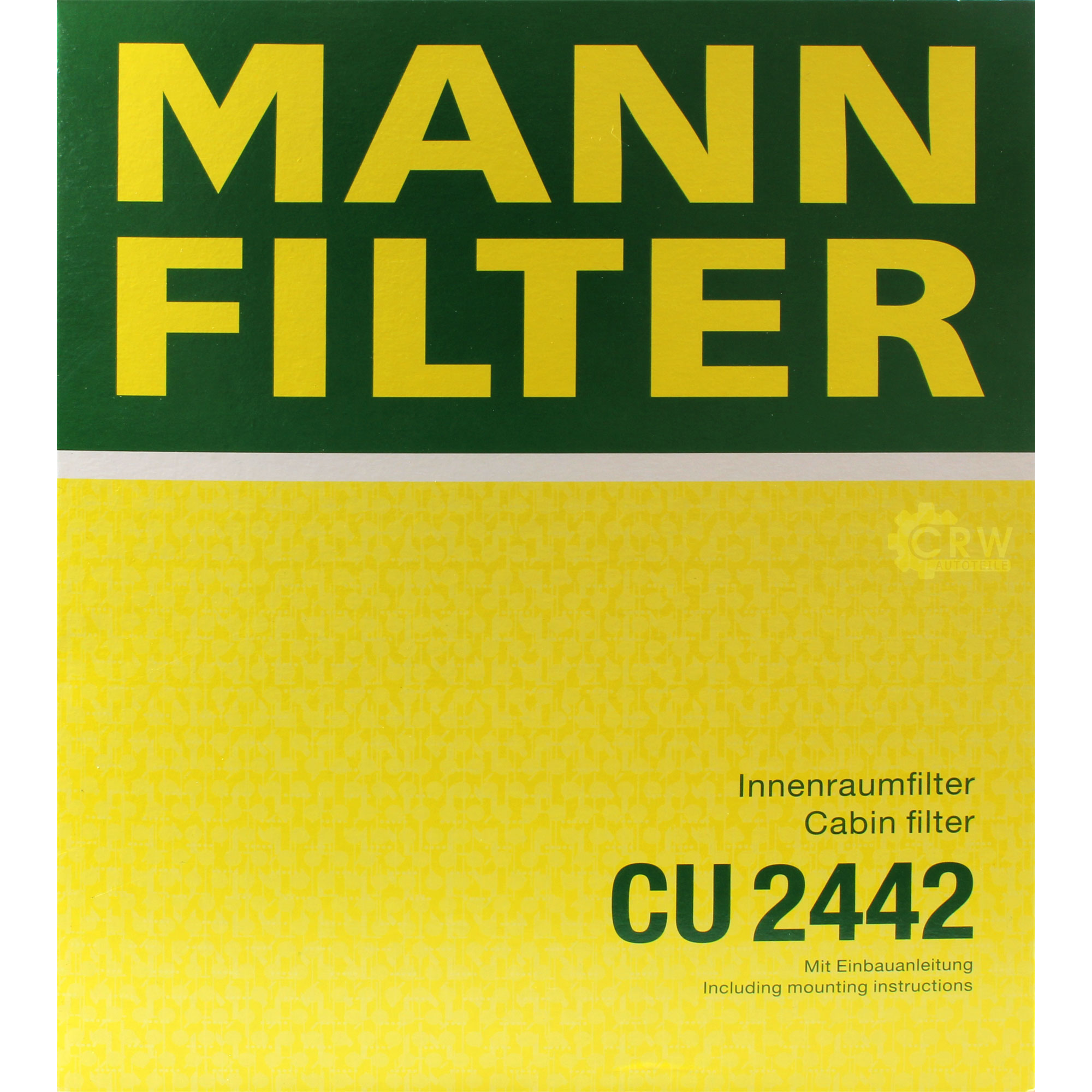 MANN-FILTER Innenraumfilter Pollenfilter CU 2442