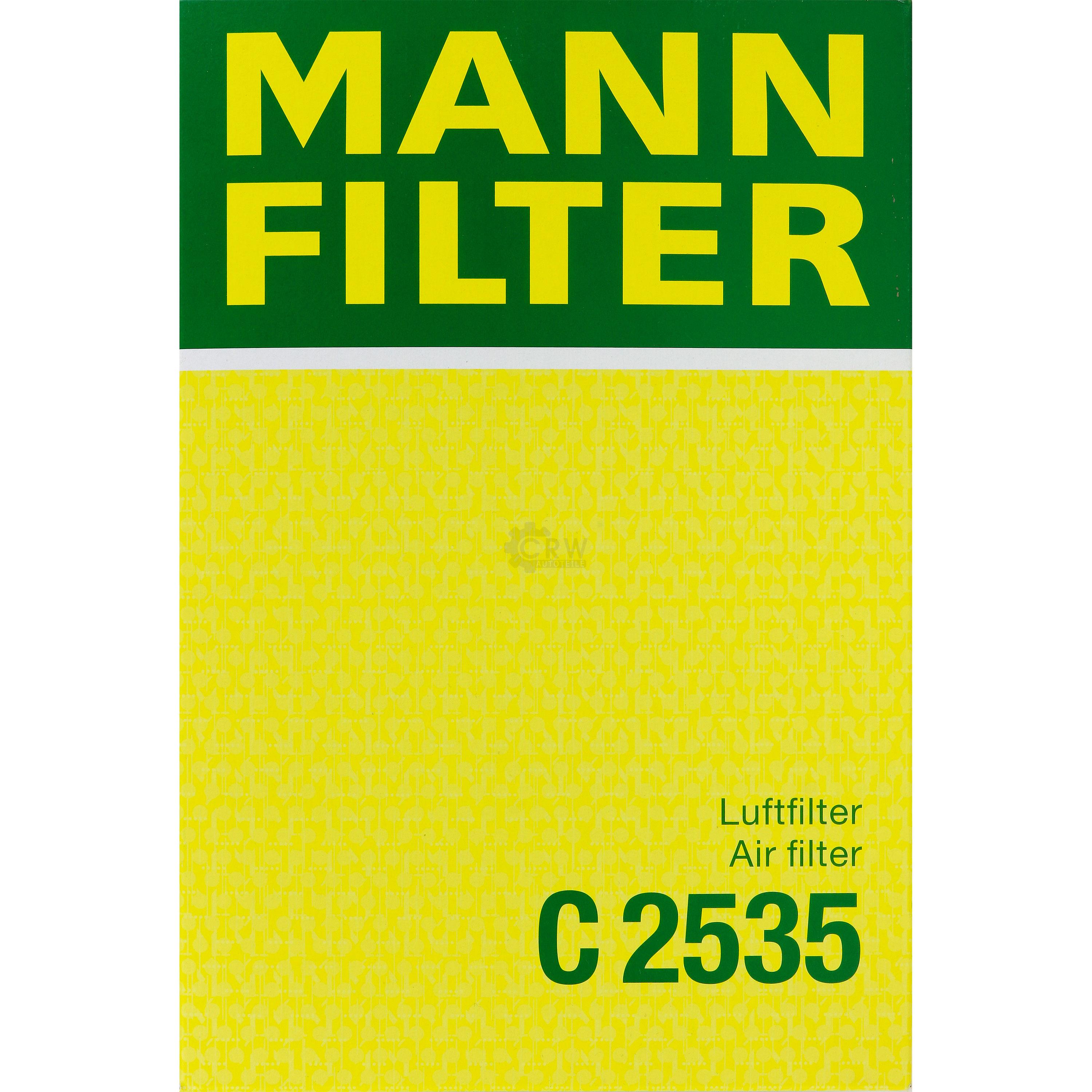 MANN-FILTER Luftfilter für Toyota Previa _R1_ _R2_ 2.4 TCR2_ TCR1_ Hilux V