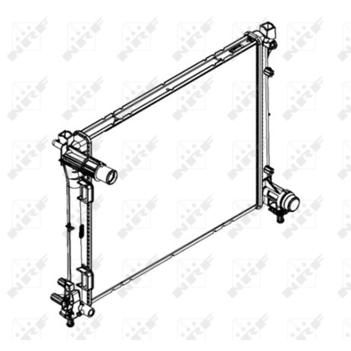 Kühler Motorkühlung NRF für Lancia Ypsilon 312_