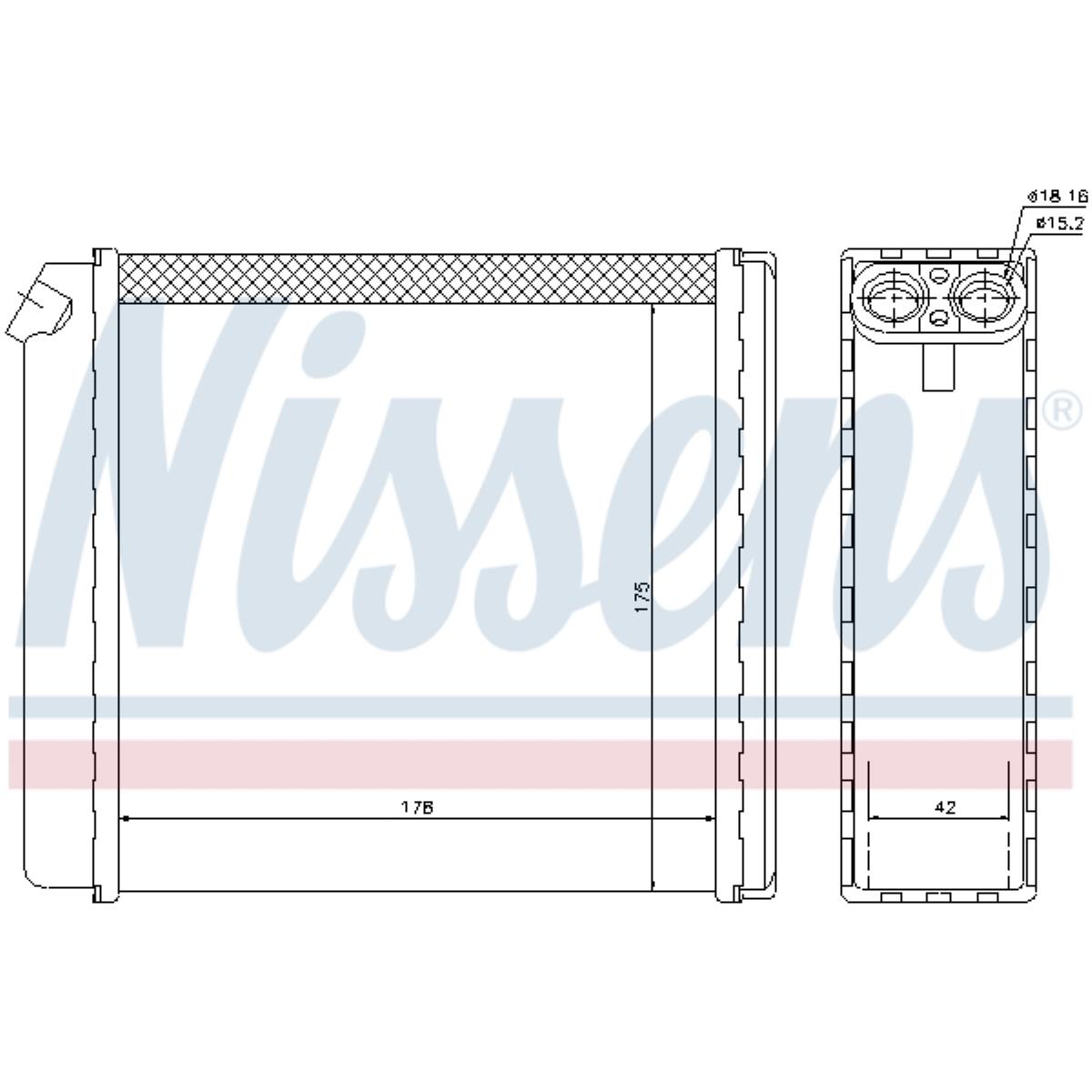 Wärmetauscher Innenraumheizung passend für Opel Vectra A Calibra