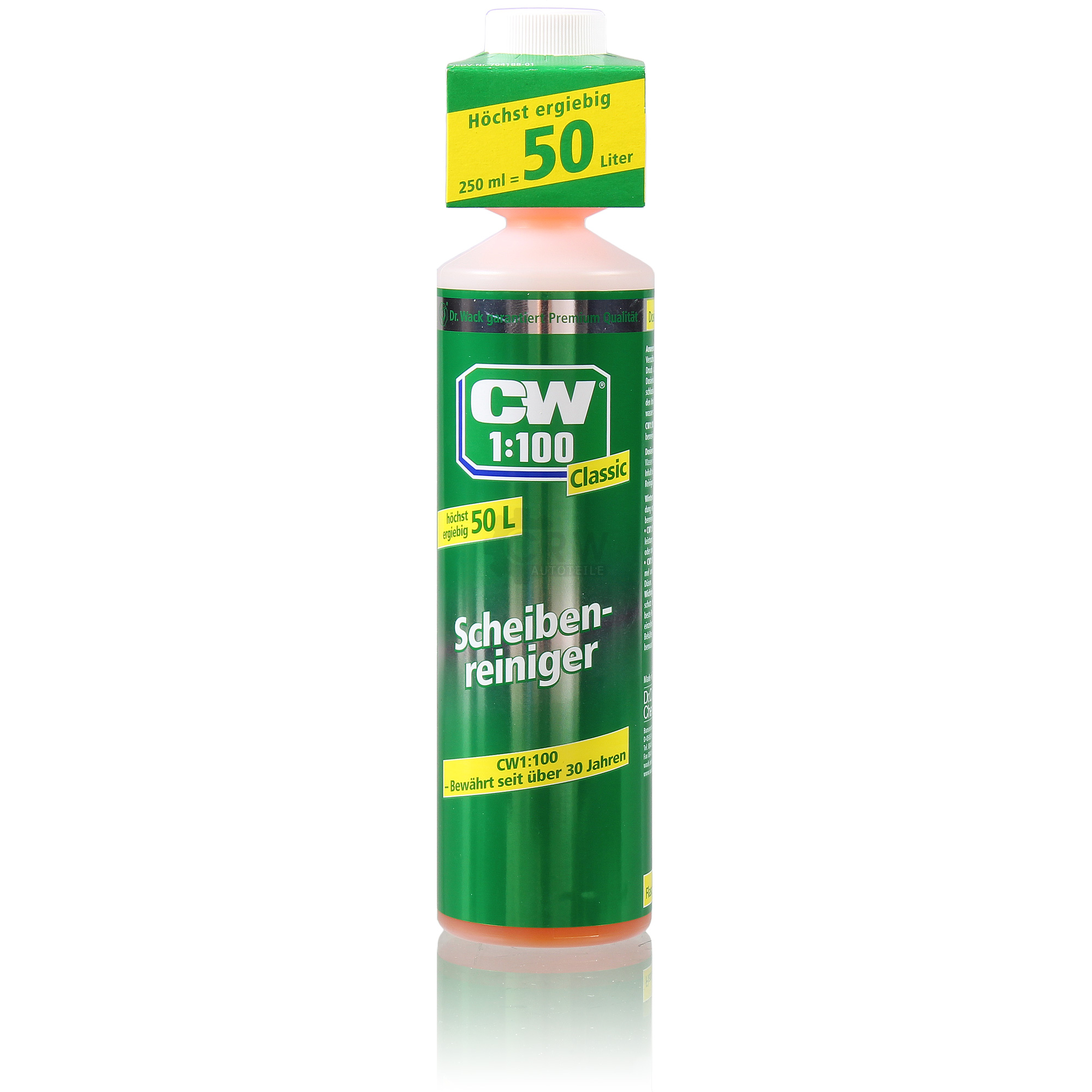 Dr. Wack CW1:100 Classic Scheibenreiniger 250 ml Konzentrant ergibt 50l Reiniger