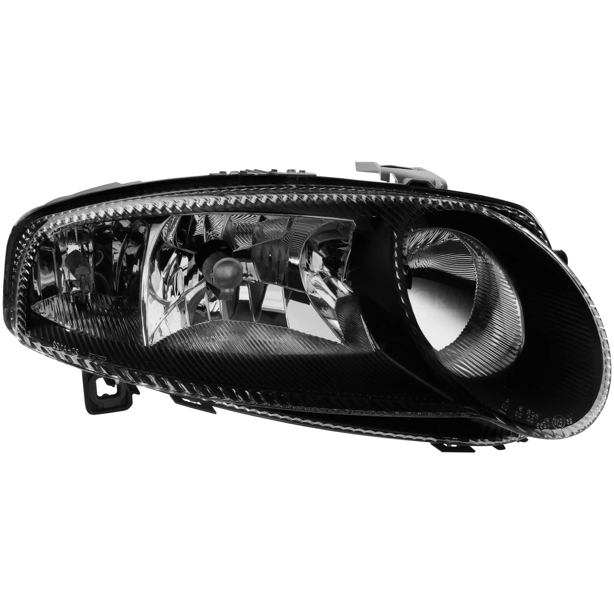 Hauptscheinwerfer rechts H7/H1/H7 schwarz glasklar für Alfa Romeo 147 937 1.6