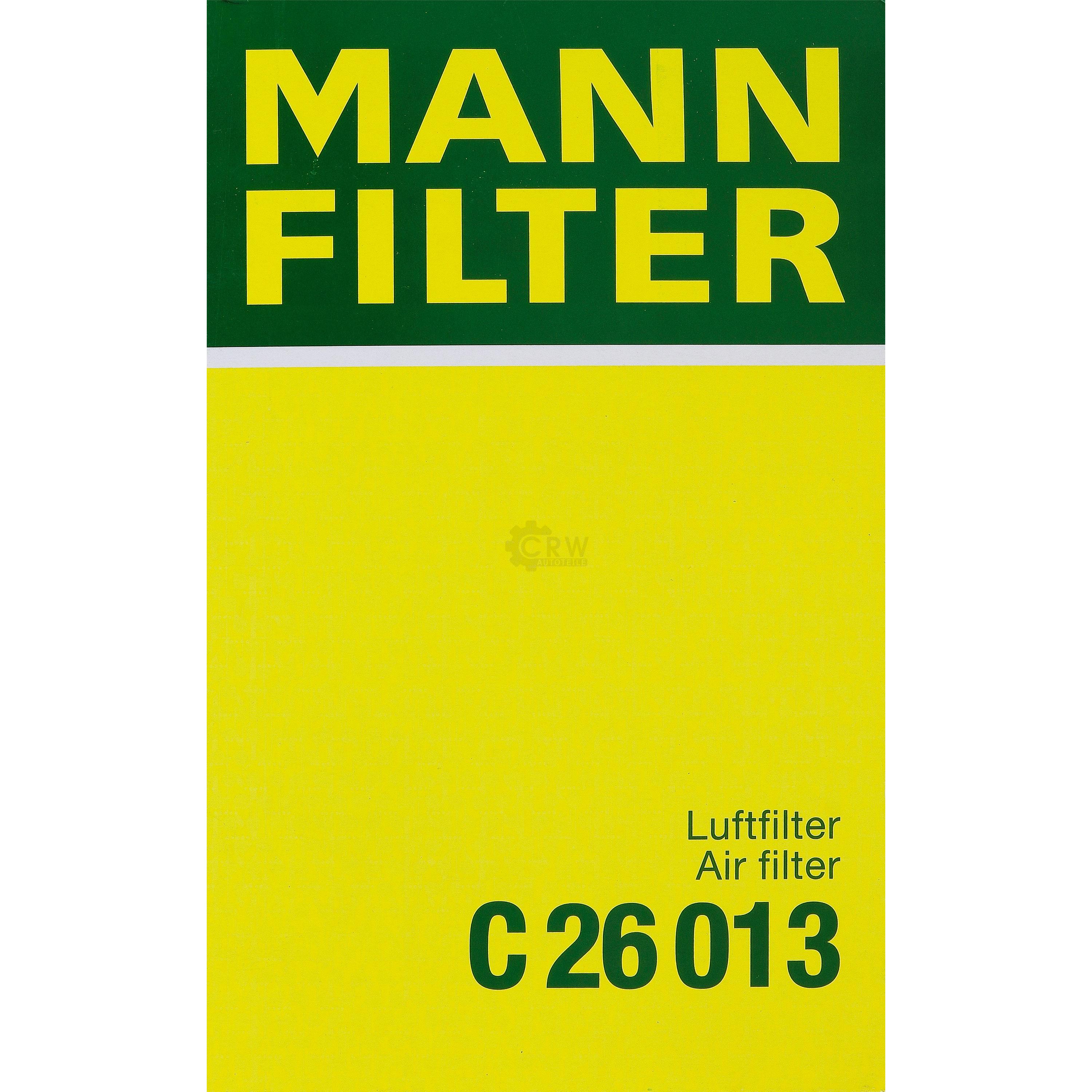 MANN-FILTER Luftfilter für Hyundai IX35 LM EL ELH 1.6 2.0 4WD 1.7 CRDi iX35