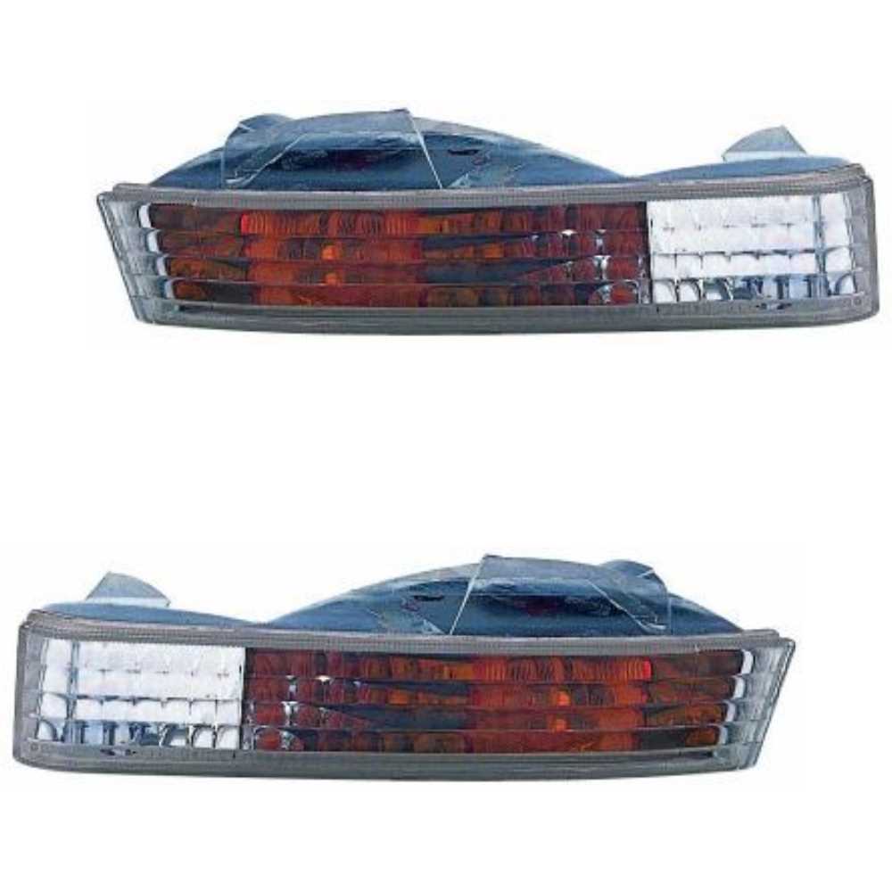 Scheinwerfer Set links & rechts Hauptscheinwerfer gelb für Honda Prelude IV