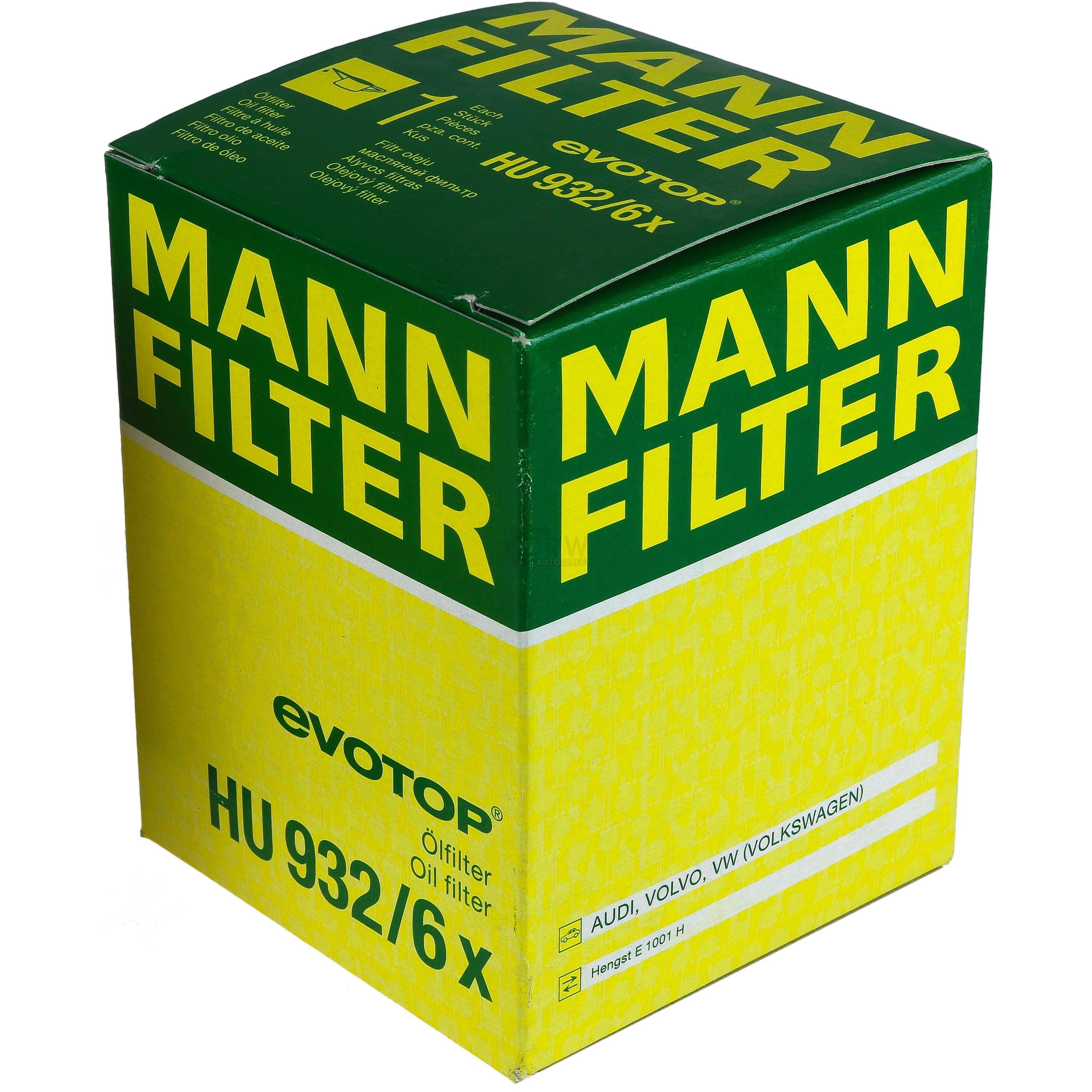 MANN-FILTER Ölfilter HU 932/6 x Oil Filter