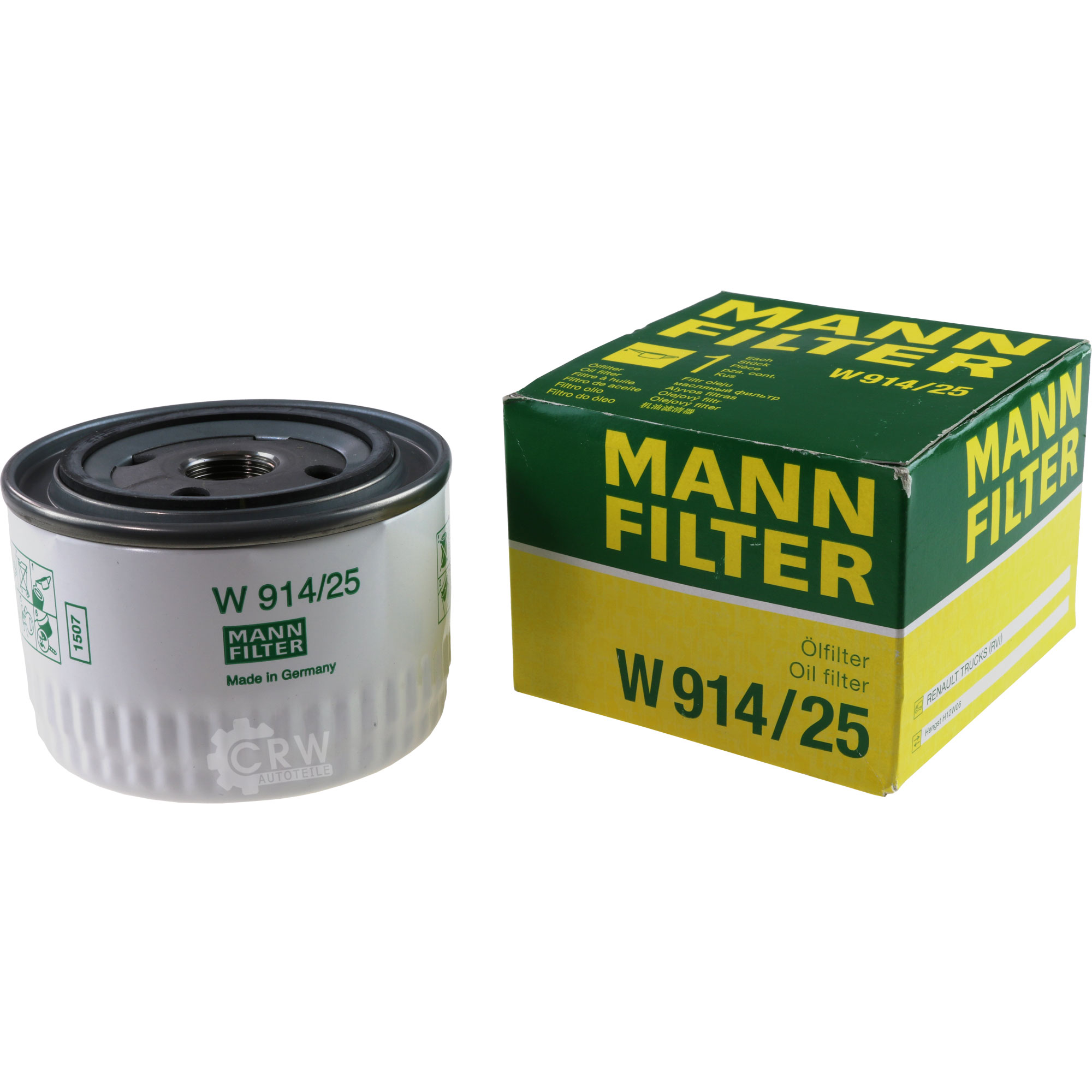 MANN-FILTER Hydraulikfilter für Automatikgetriebe W 914/25