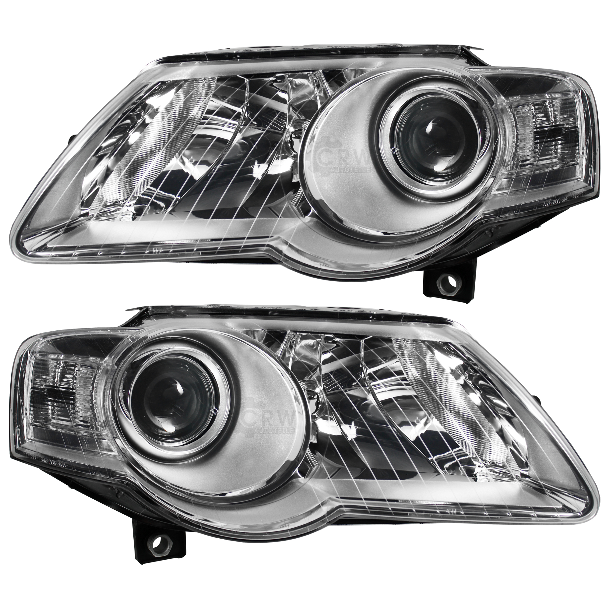 Scheinwerfer Set rechts & links für VW Passat 3C B6 Bj. 05-11 H7+H7 inkl Motoren