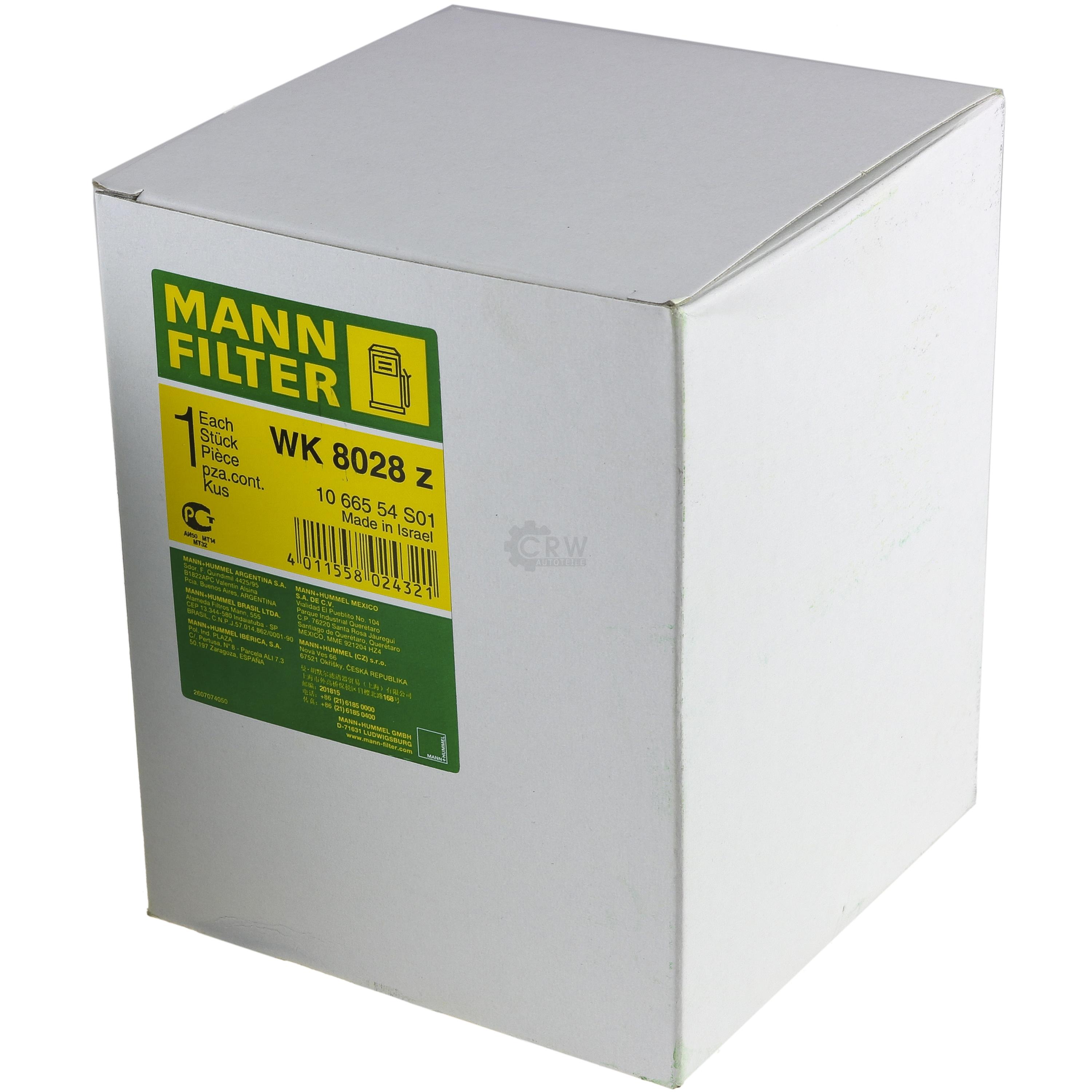 MANN-FILTER Kraftstofffilter WK 8028 z Fuel Filter
