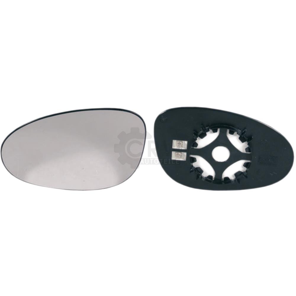 ALKAR Spiegelglas Außenspiegel rechts passend für Renault Espace III JE0_