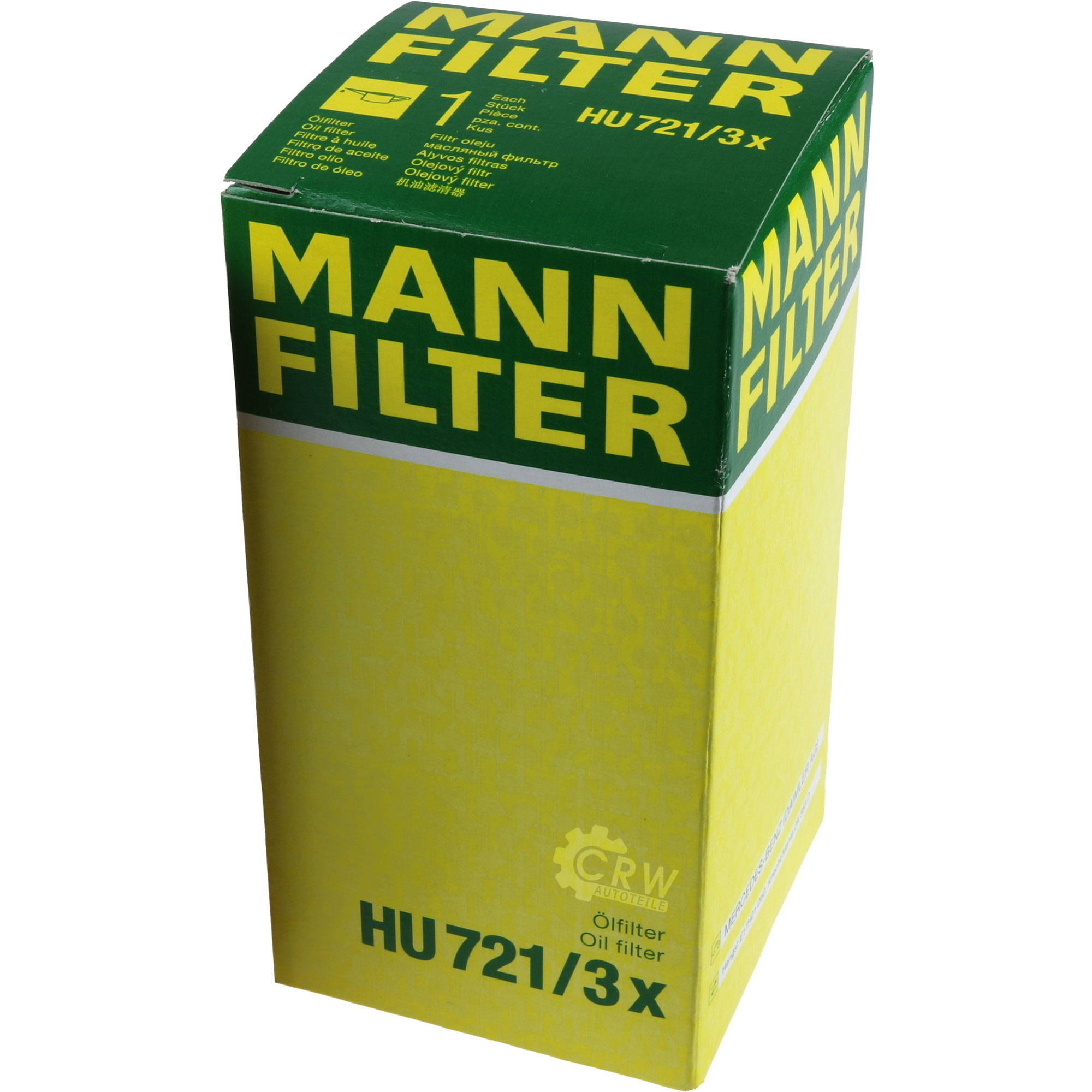 MANN-FILTER Ölfilter HU 721/3 x Oil Filter