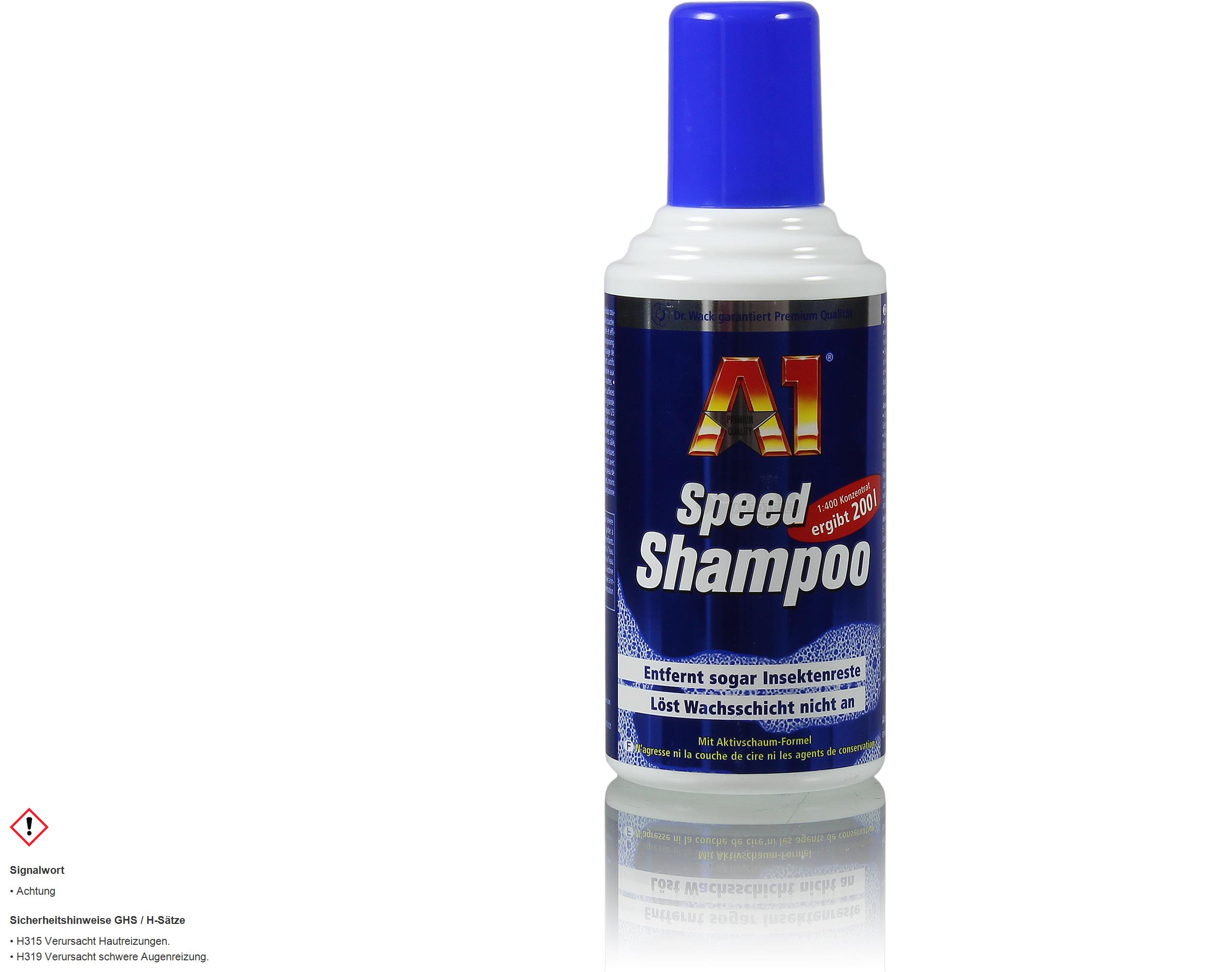 Dr.Wack A1 Speed Shampoo Konzentrat Autoshampoo Auto Wäsche Reiniger 500 ml