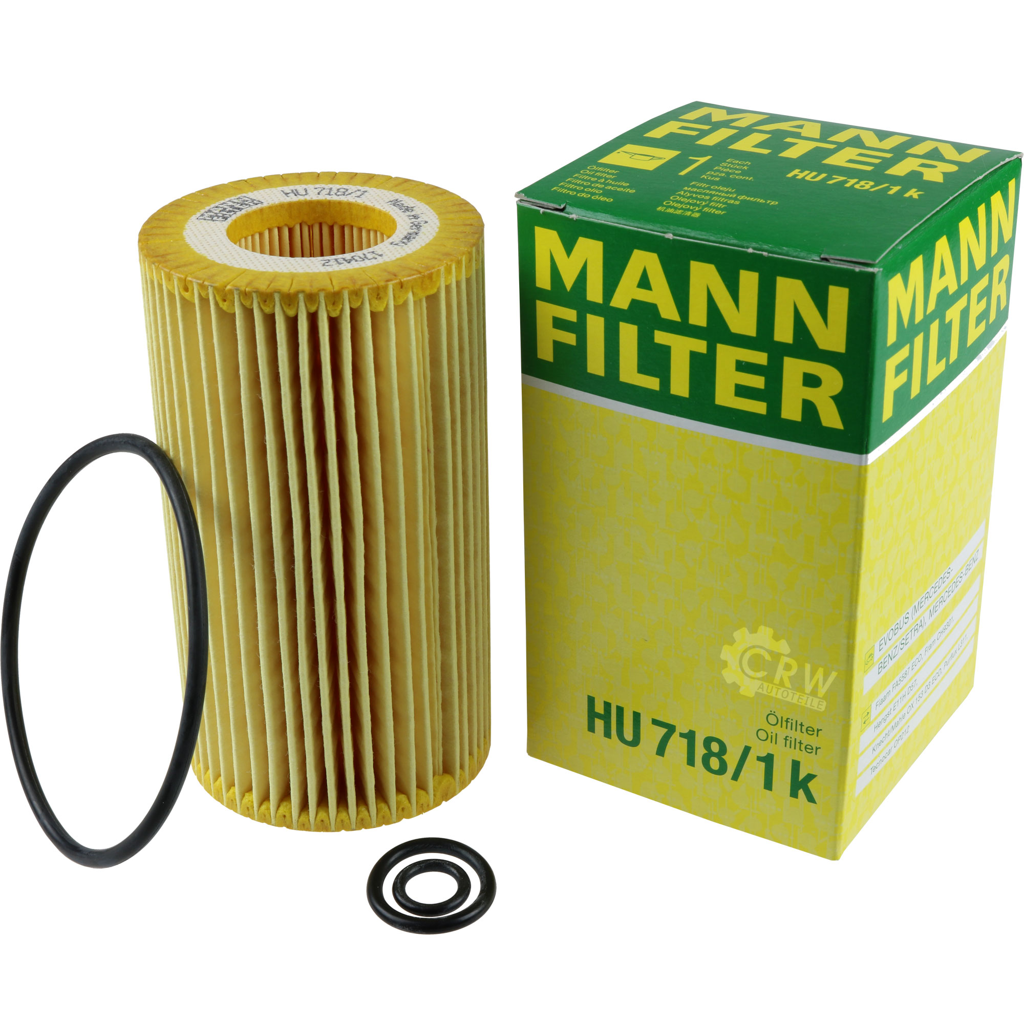 MANN-FILTER Ölfilter HU 718/1 k Oil Filter