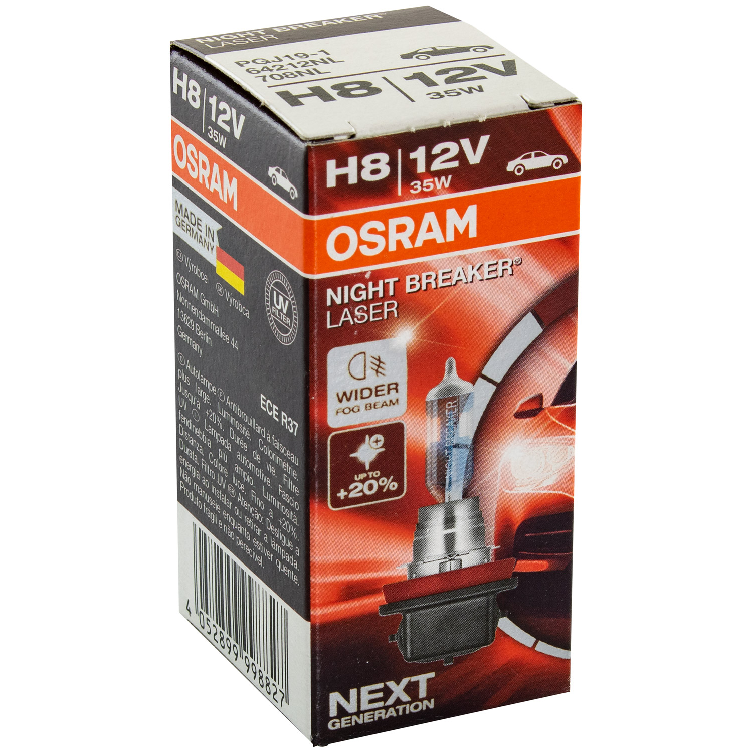 OSRAM NIGHT BREAKER® LASER Next Generation H8 64212NL