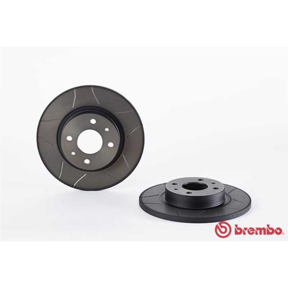 BREMBO Satz Bremsen Bremsscheiben Voll vorne + Bremsbeläge für Fiat Punto 188 