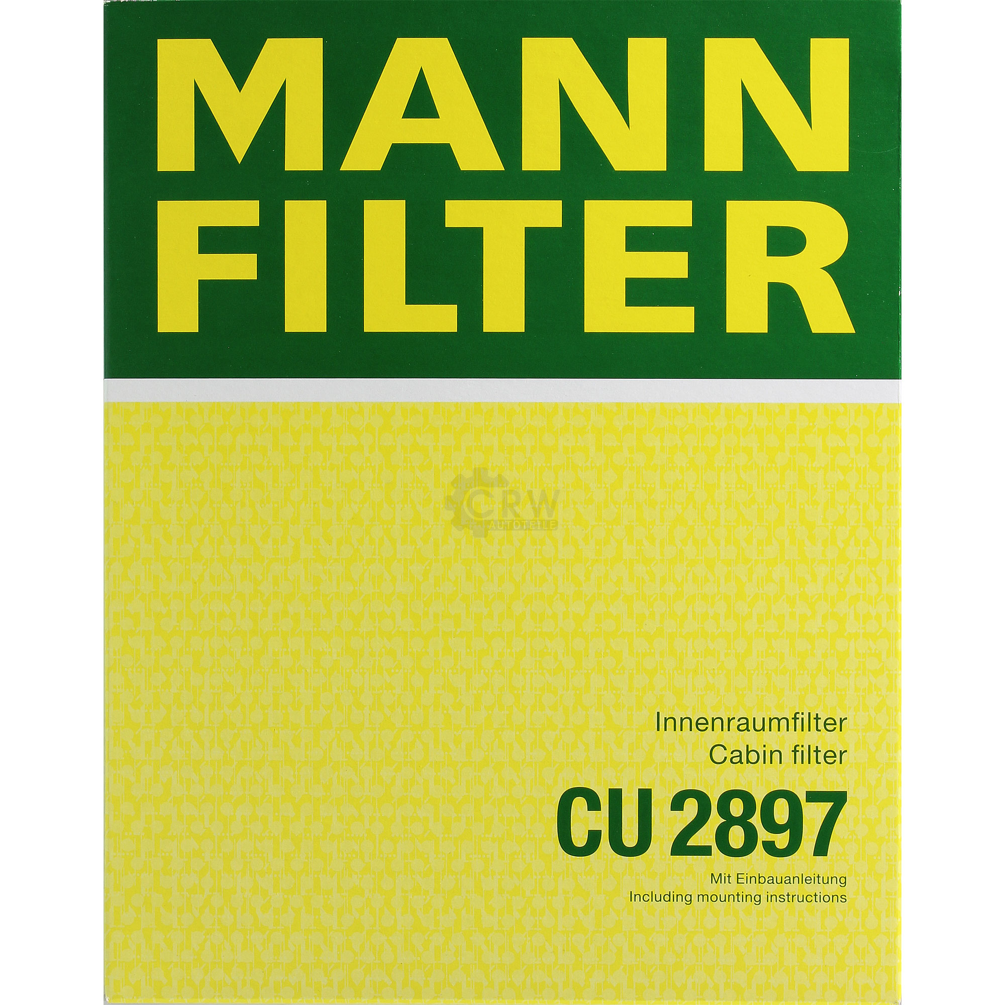 Filter Innenraumluft CU 2897 für Chrysler Crossfire Roadster Mercedes-Benz E-Klasse T-Model S210 W210 W202