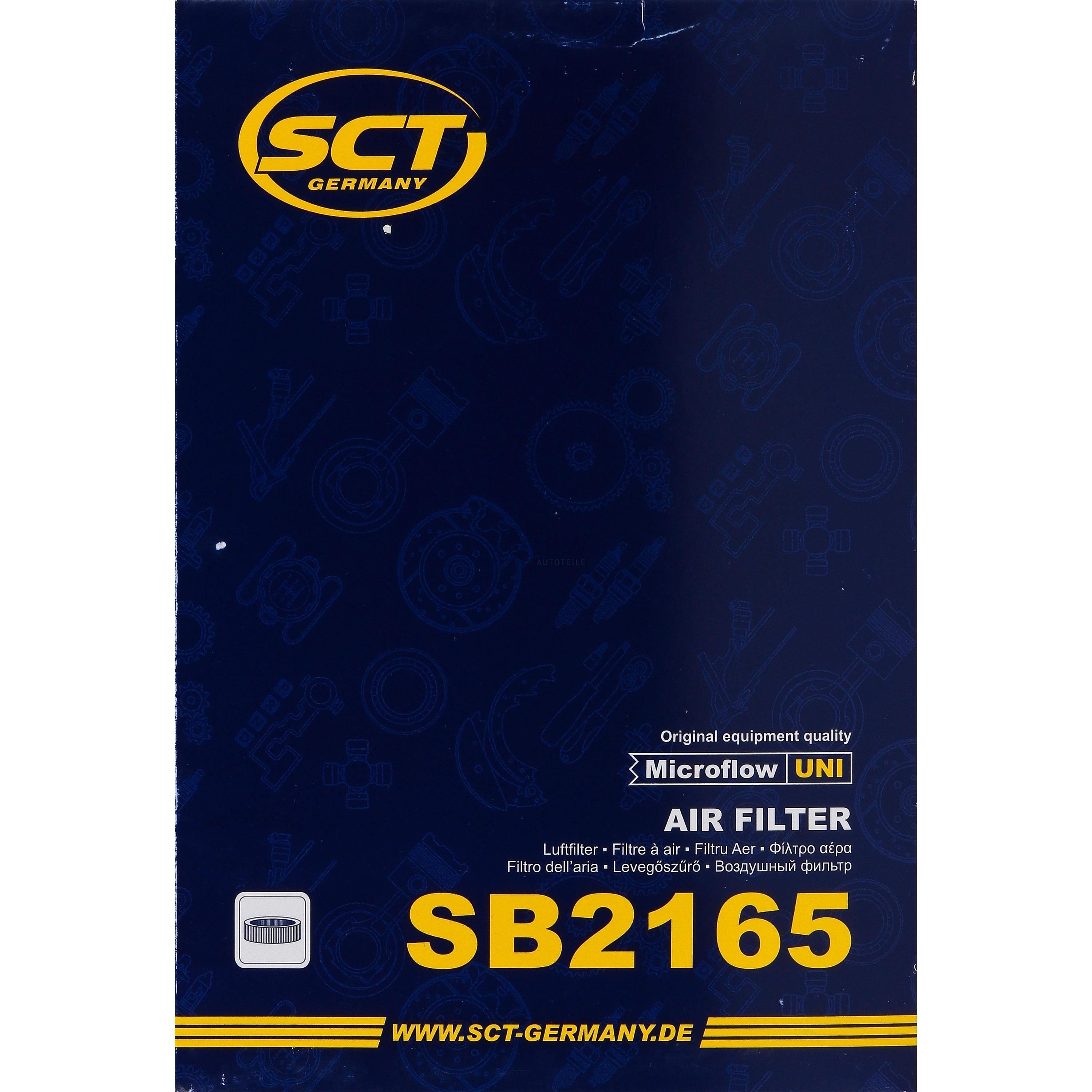 SCT Luftfilter Motorluftfilter SB 2165 Air Filter