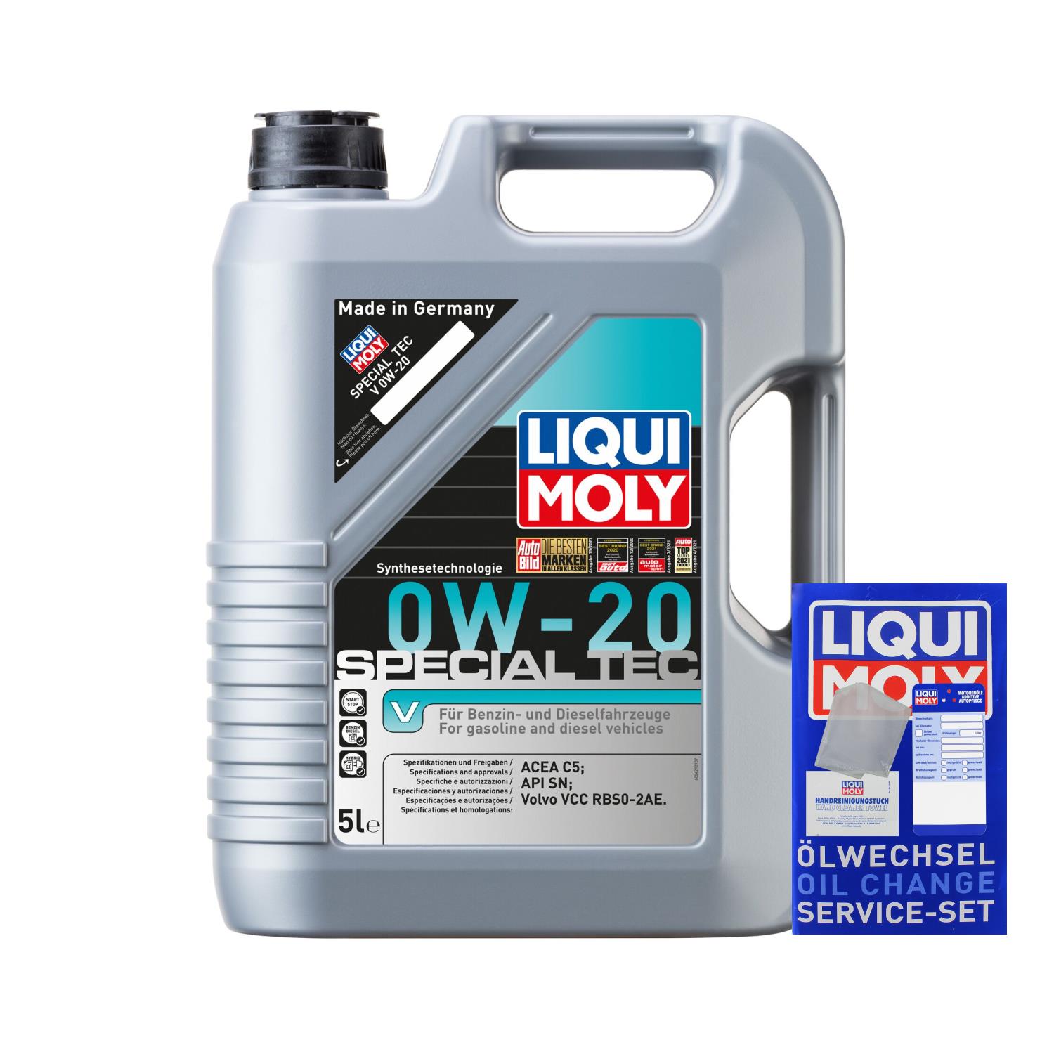 LIQUI MOLY Motoröl für Volvo XC90 I 275 D5 AWD D3/D5 XC60 156 D3/D4 525 526 T4