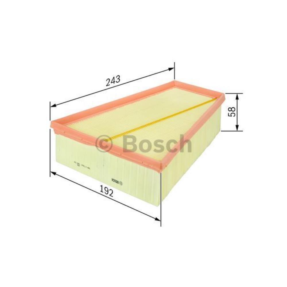 BOSCH Luftfilter für Renault Kangoo Express FW0/1_ 1.5 dCi 110 FW0/1