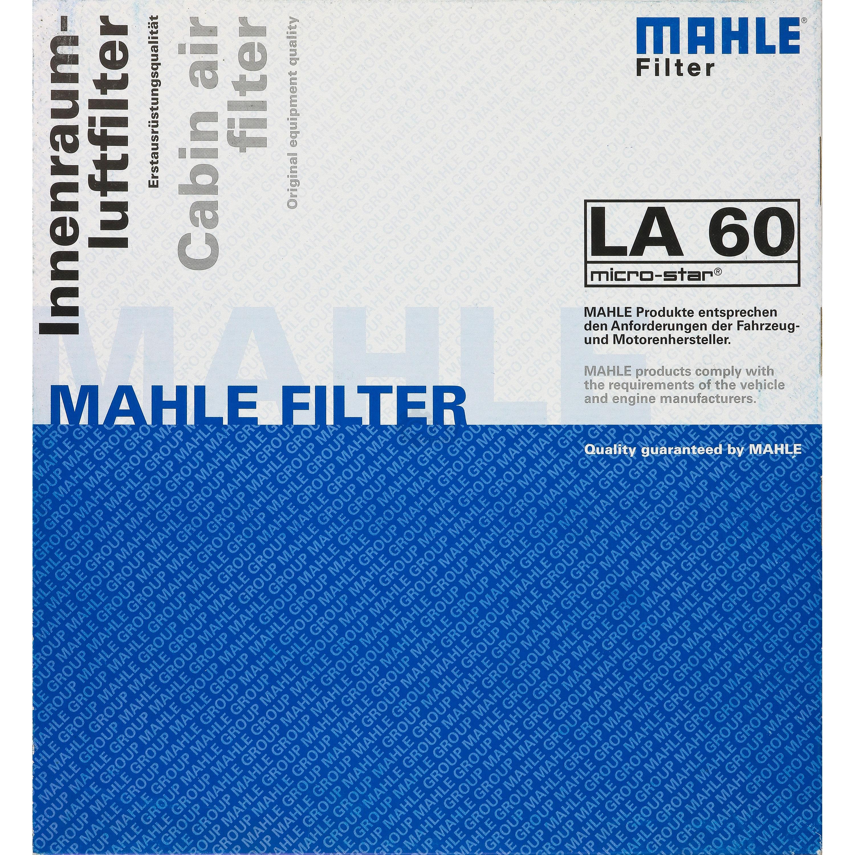 Filter Innenraumluft LA 60 für Renault Scénic I Großraumlimousine JA0/1_ FA0_ Megane Scenic