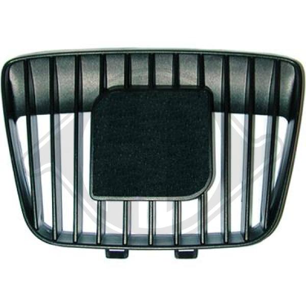 Grill Kühlergrill mitte für Seat Ibiza Cordoba Vario Bj. 99-02 ohne SEAT Emblem