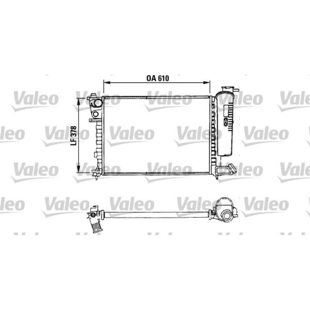 VALEO Wasserkühler Motorkühler Alu für Citroën Xsara Coupe N0 1.8i 1.4i N1 N2