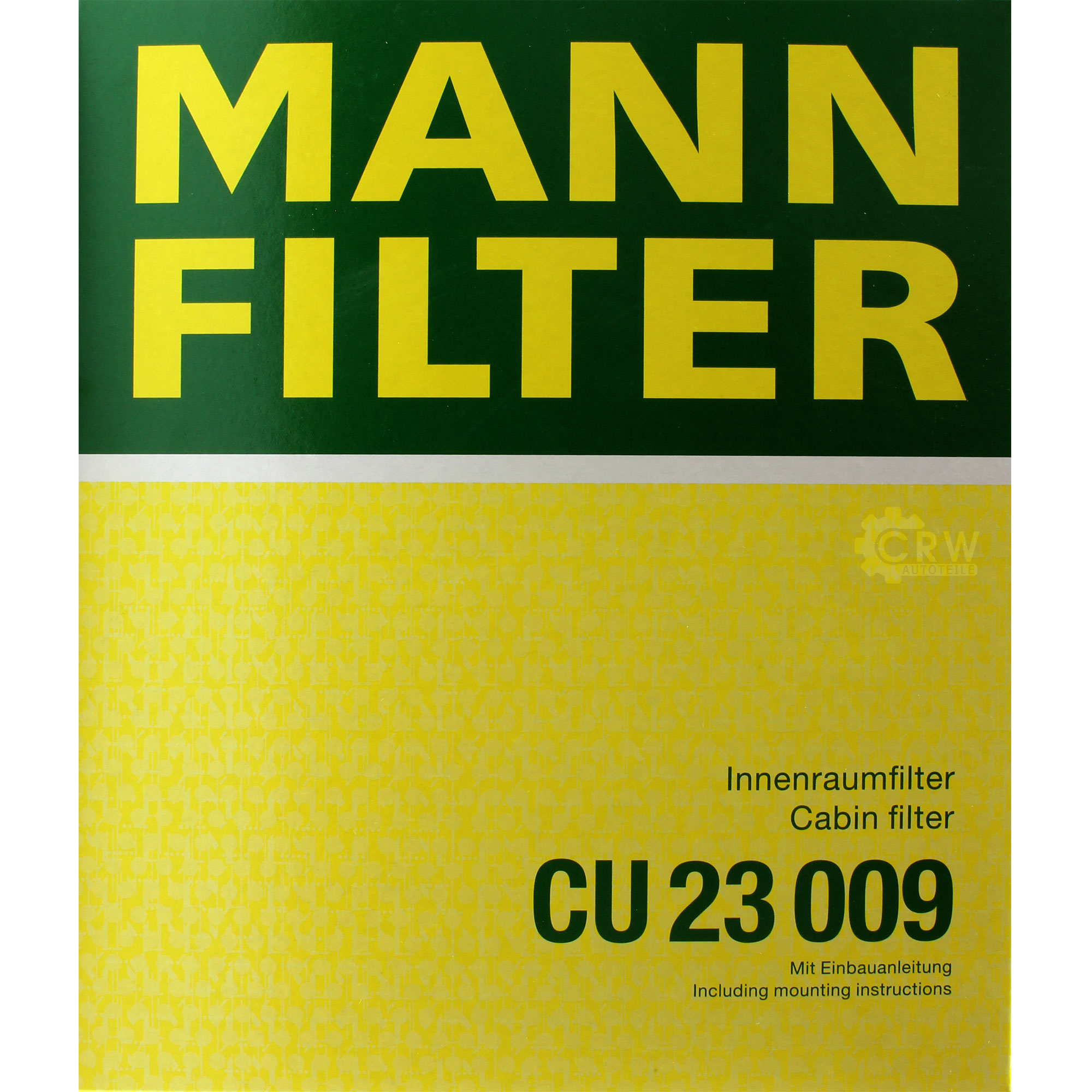 MANN-FILTER Filter Innenraumluft für Alfa Romeo Giulietta 940_ 1.4 TB 2.0