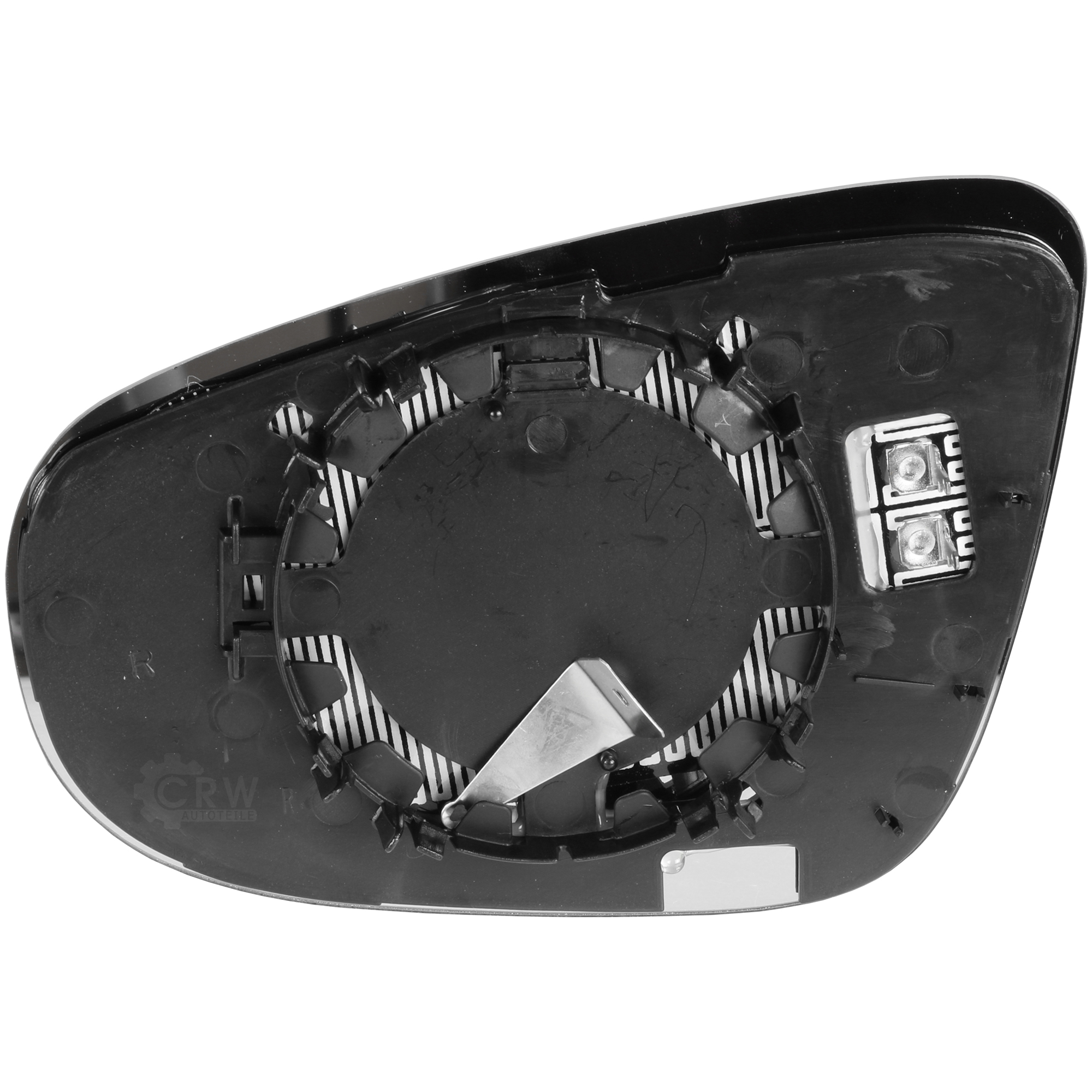 Außenspiegelglas rechts für VW Golf 6 09.08-> konvex beheizbar Spiegelglas