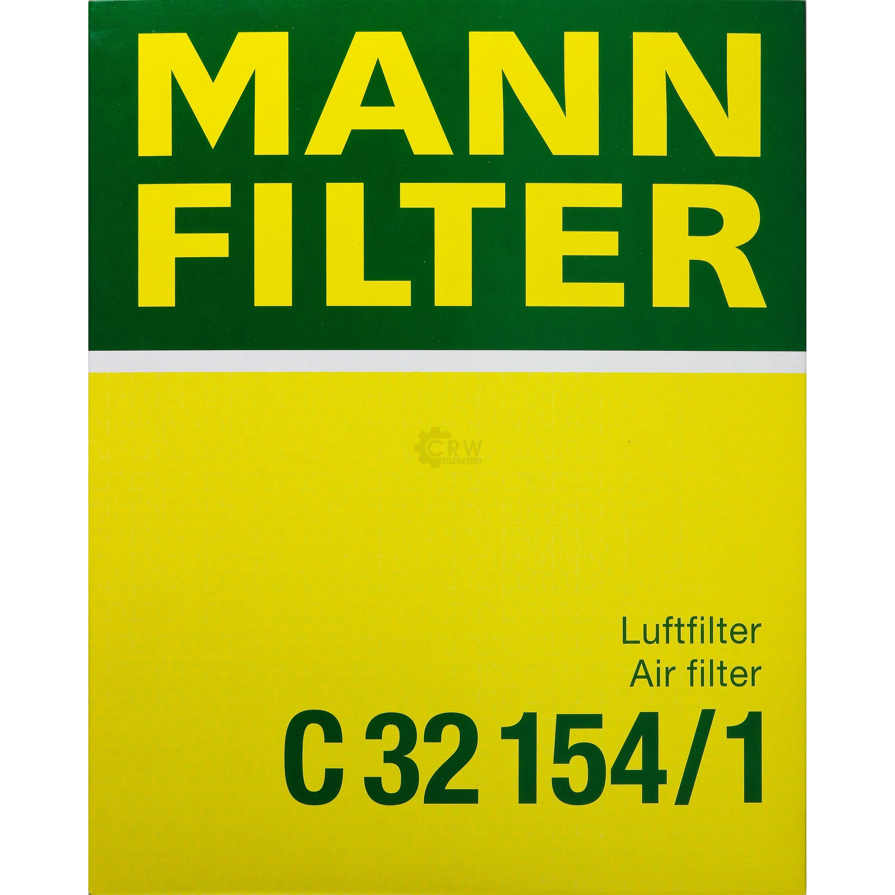 MANN-FILTER Luftfilter für Renault Master II Kasten FD 2.5 dCi 120 2.2 JD